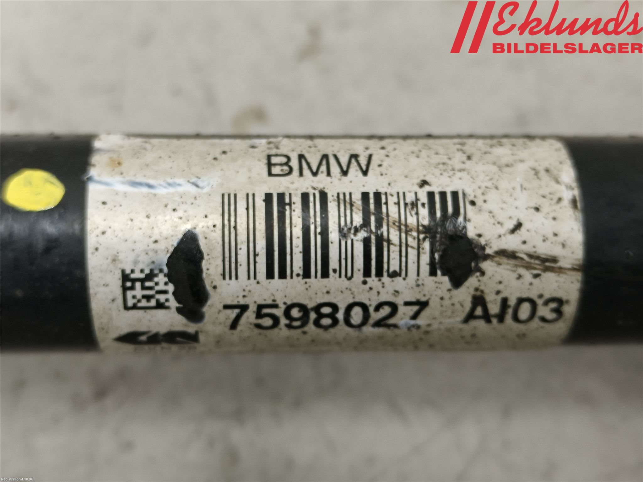 BMW X4 F26 14-18 Drivaxel Fram Vänster