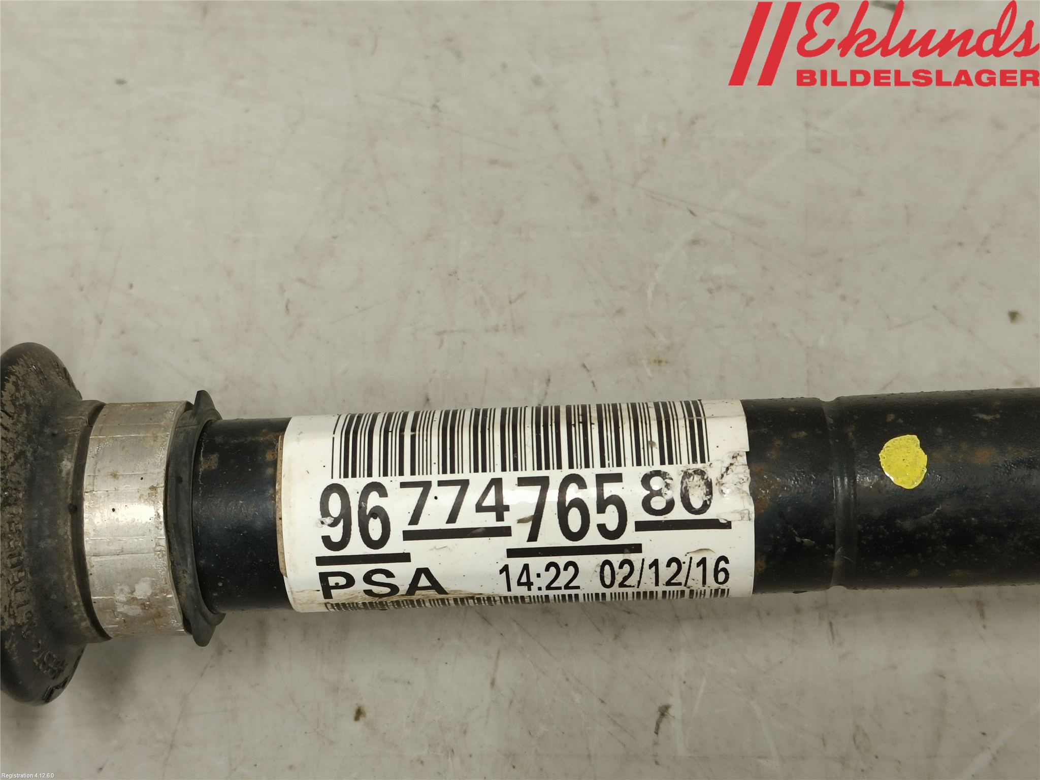 Citroen C3 AIRCROSS 18-23 Drivaxel Fram Vänster