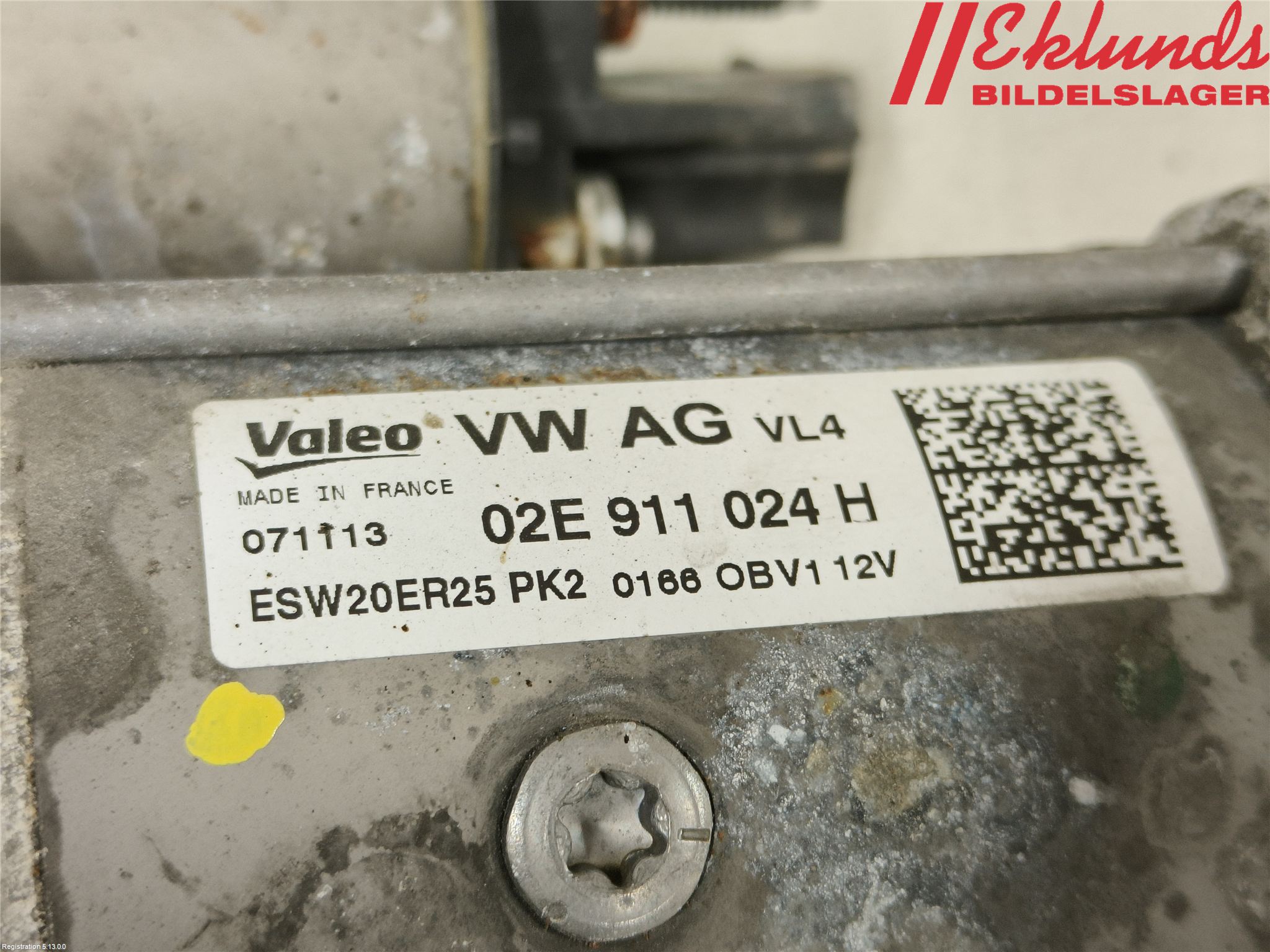Volkswagen VW PASSAT 11-14 Startmotor Diesel