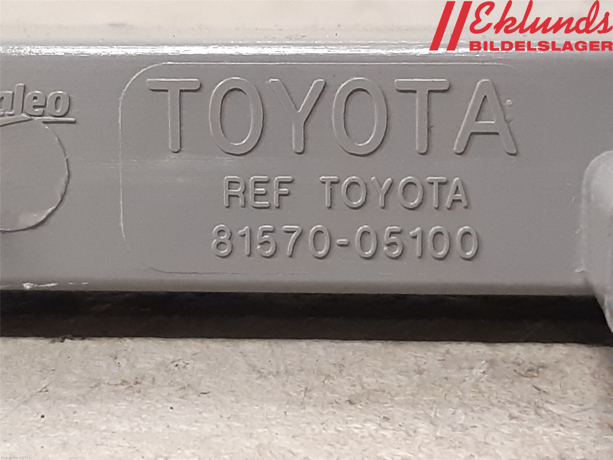 Toyota VERSO 09-18 Bromsljus Bakruta