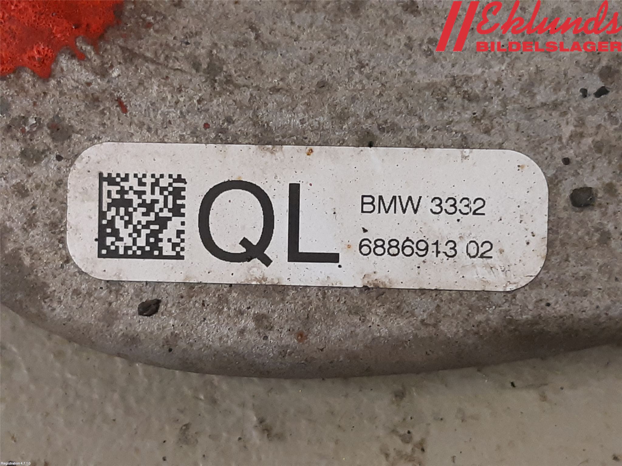 BMW X3 G01 18- Bärarm Bak Vänster