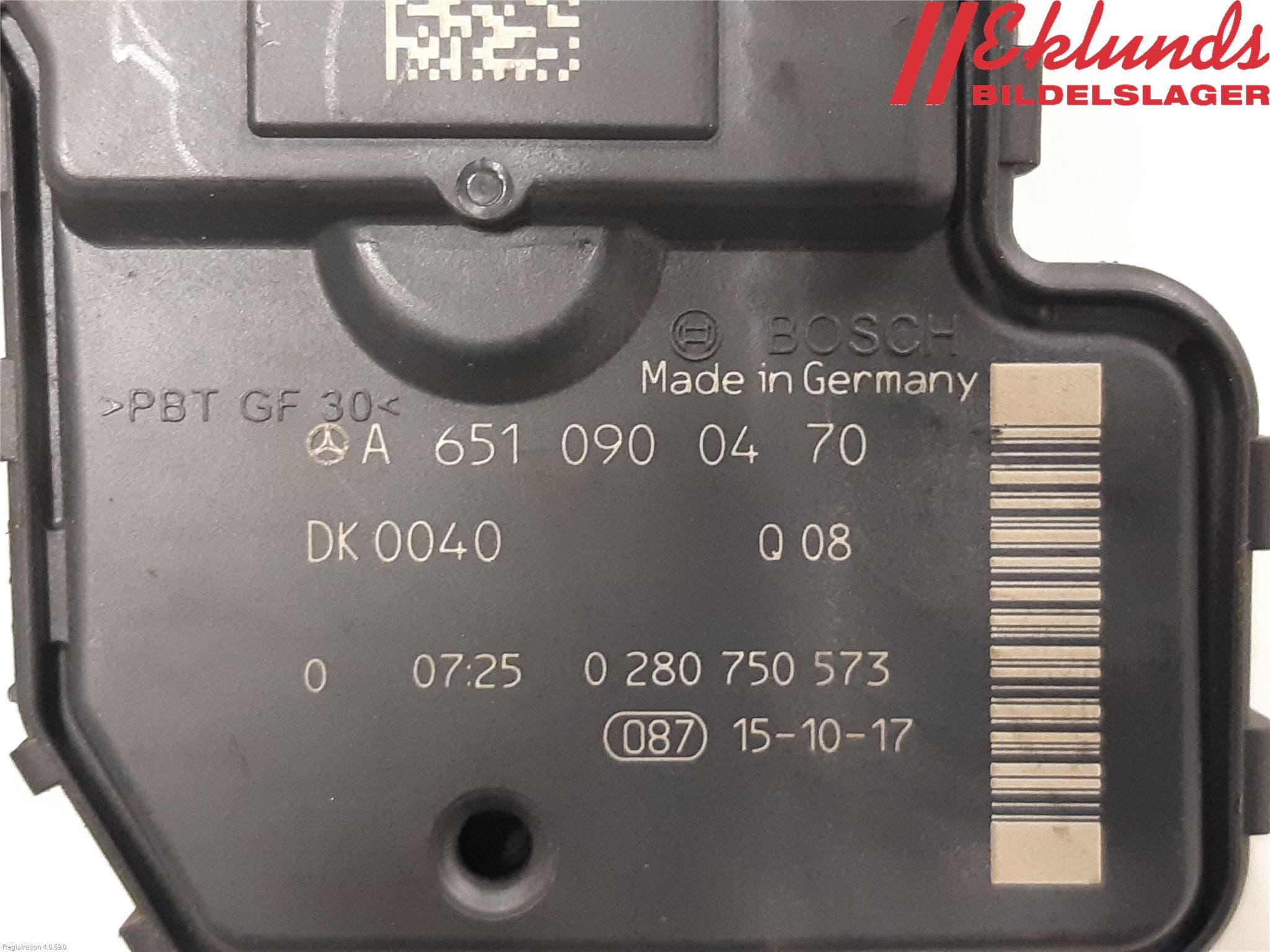 Mercedes-Benz MB C-KLASS (W205) 14-21 Injspjällhus