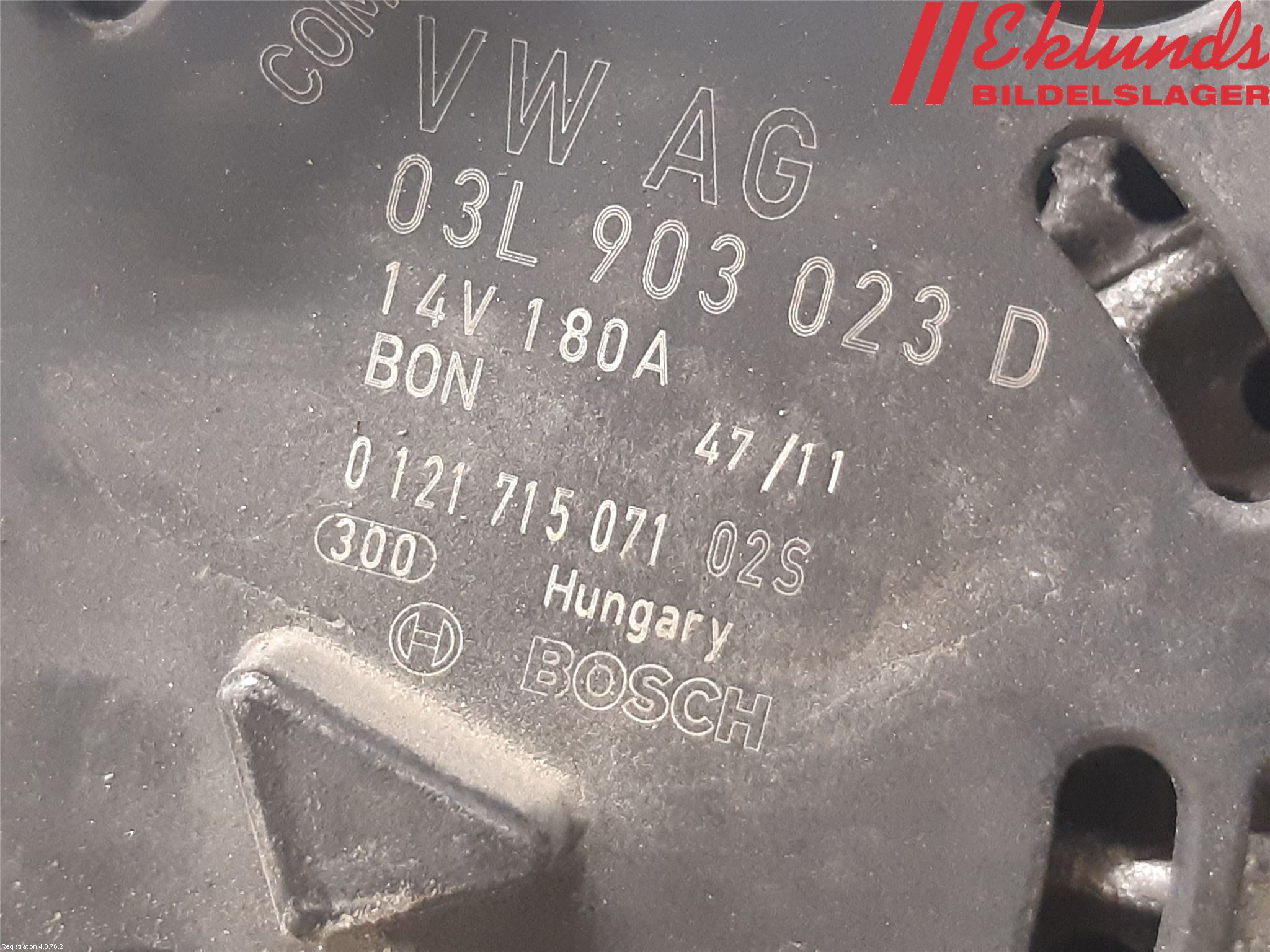 Volkswagen VW PASSAT 11-14 Generator