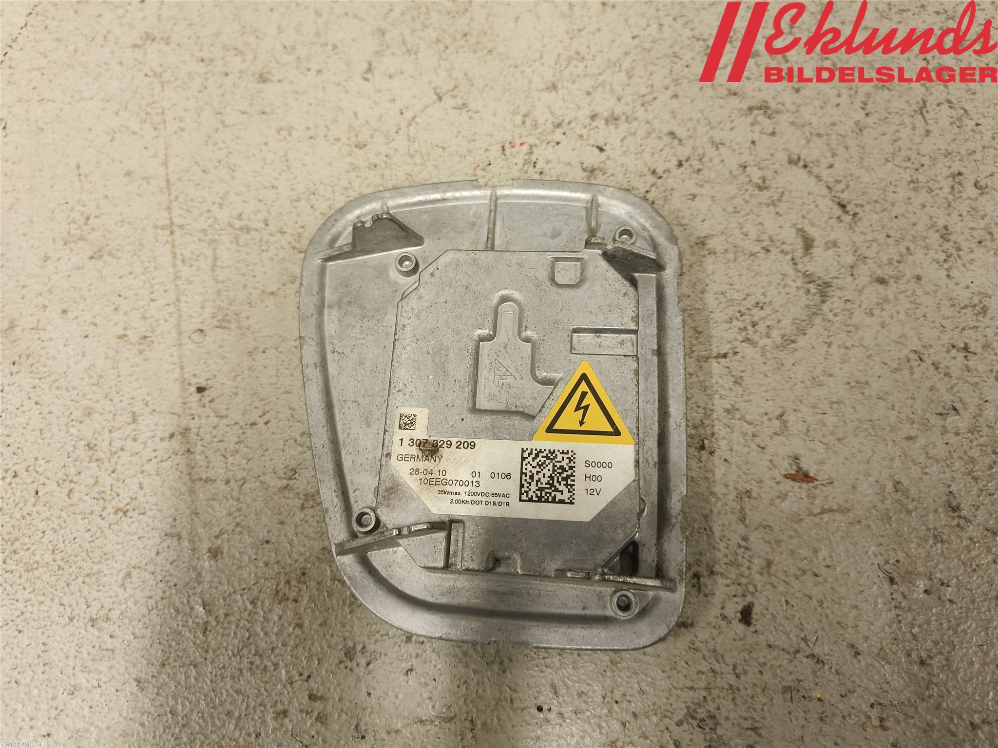 Volvo V50 08-12 Styrenhet Strålkastare