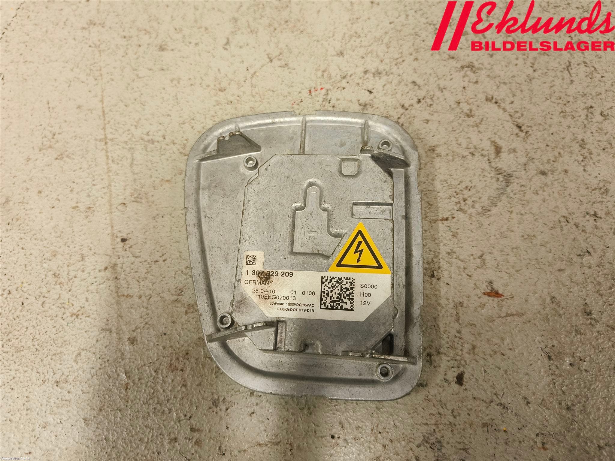 Volvo V50 08-12 Styrenhet Strålkastare