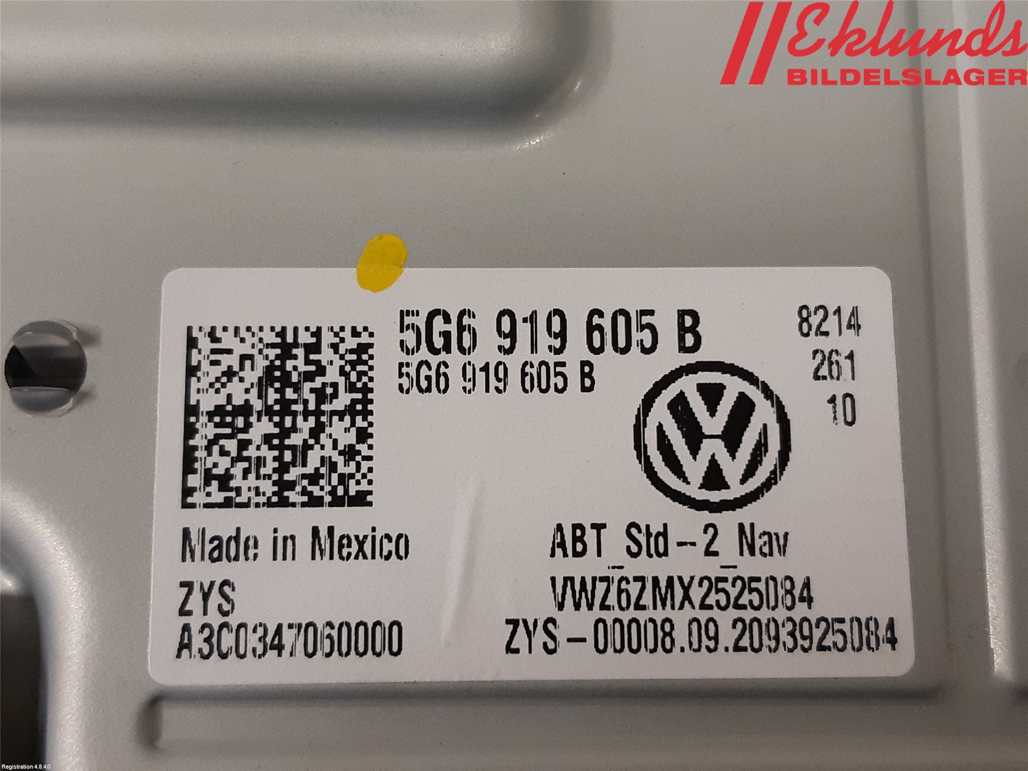 Volkswagen VW TIGUAN 16-24 Cd Radio - Multimediapanel