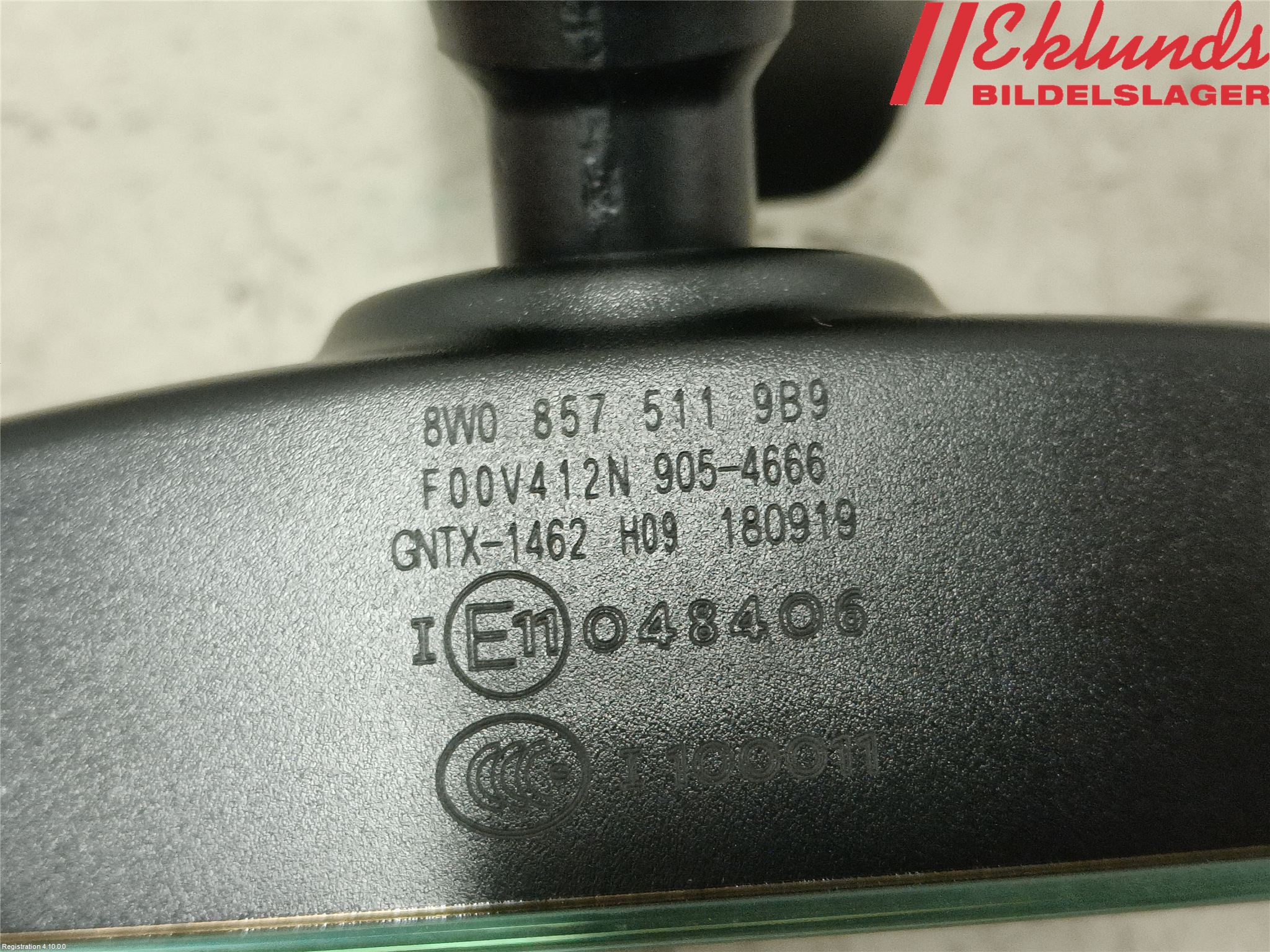 Audi A4/S4 B9 20- Spegel Invändig El