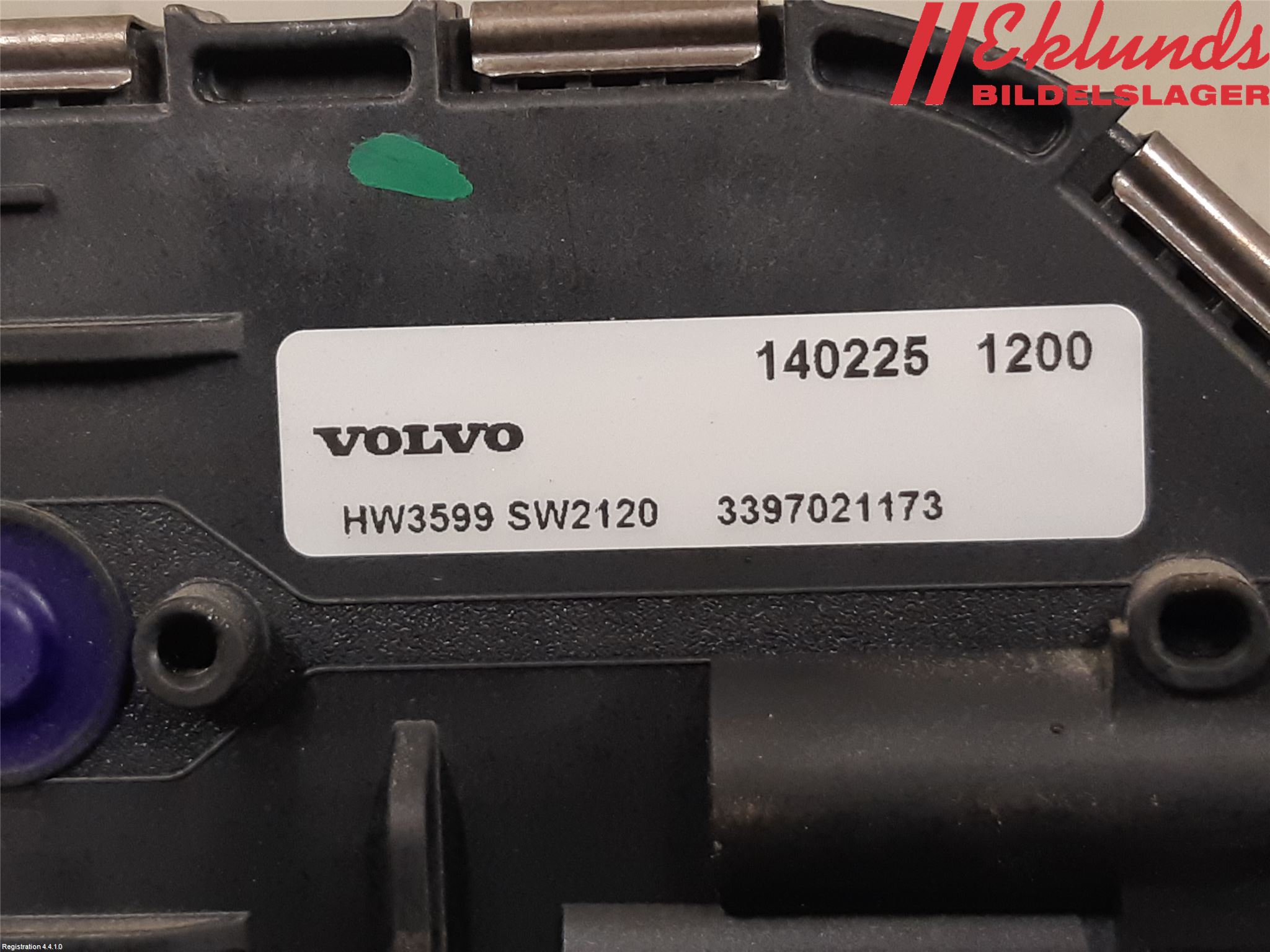 Volvo V60 14-18 Torkarmotor Vindruta