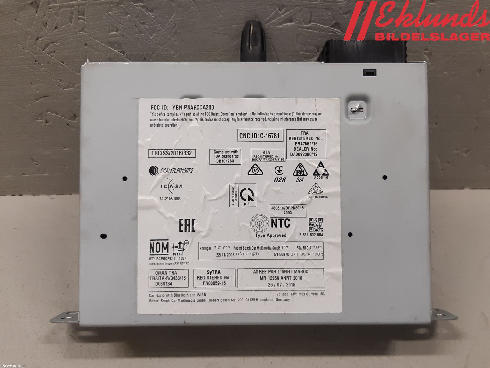 Citroen COTROEN C3 17-24 Cd Radio - Multimediapanel