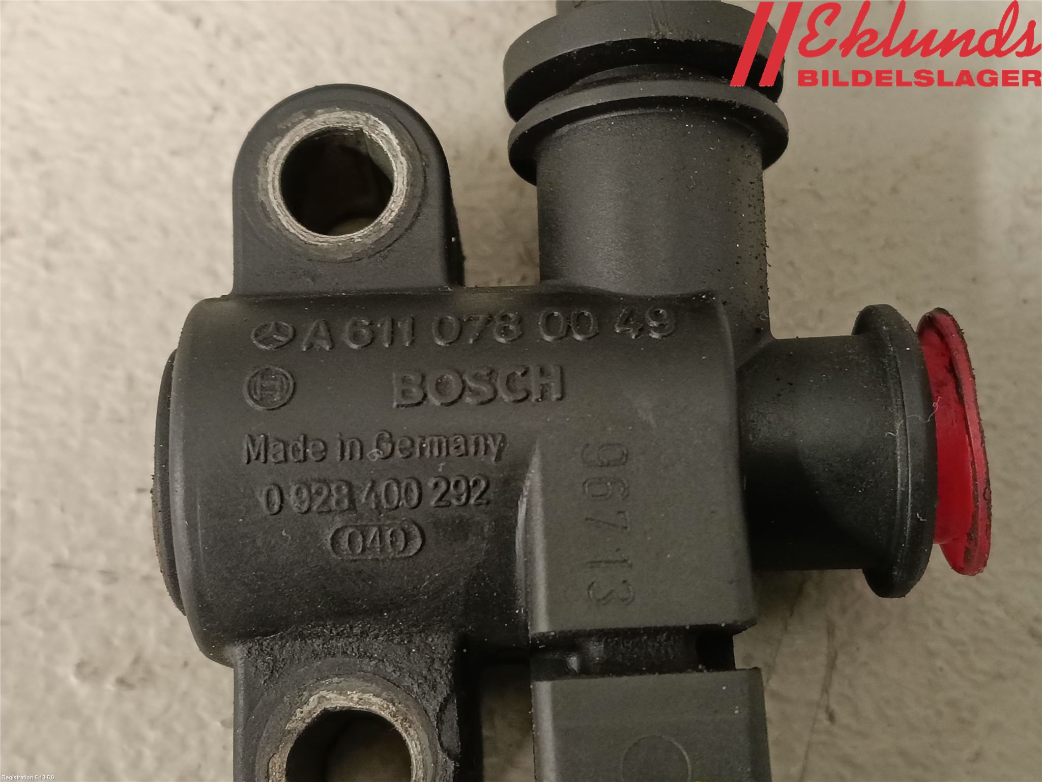 Mercedes-Benz MB SPRINTER(W901-905) -07 Inj Bräntrycksregulator