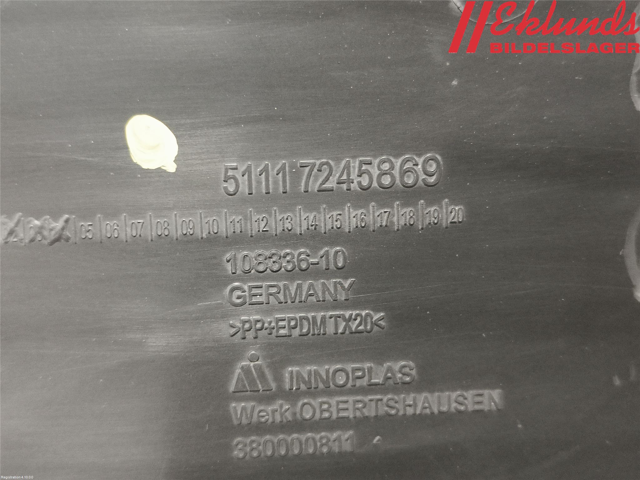 BMW 1 F20/F21 11-19 Dimljussarg Fram