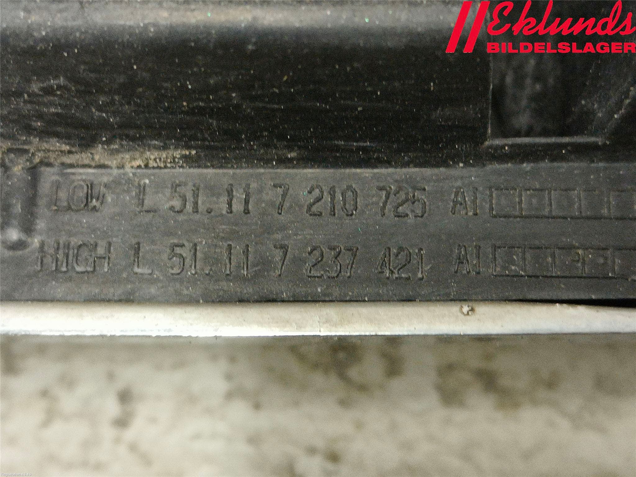 BMW X3 F25 10-17 Grilldel Mitt