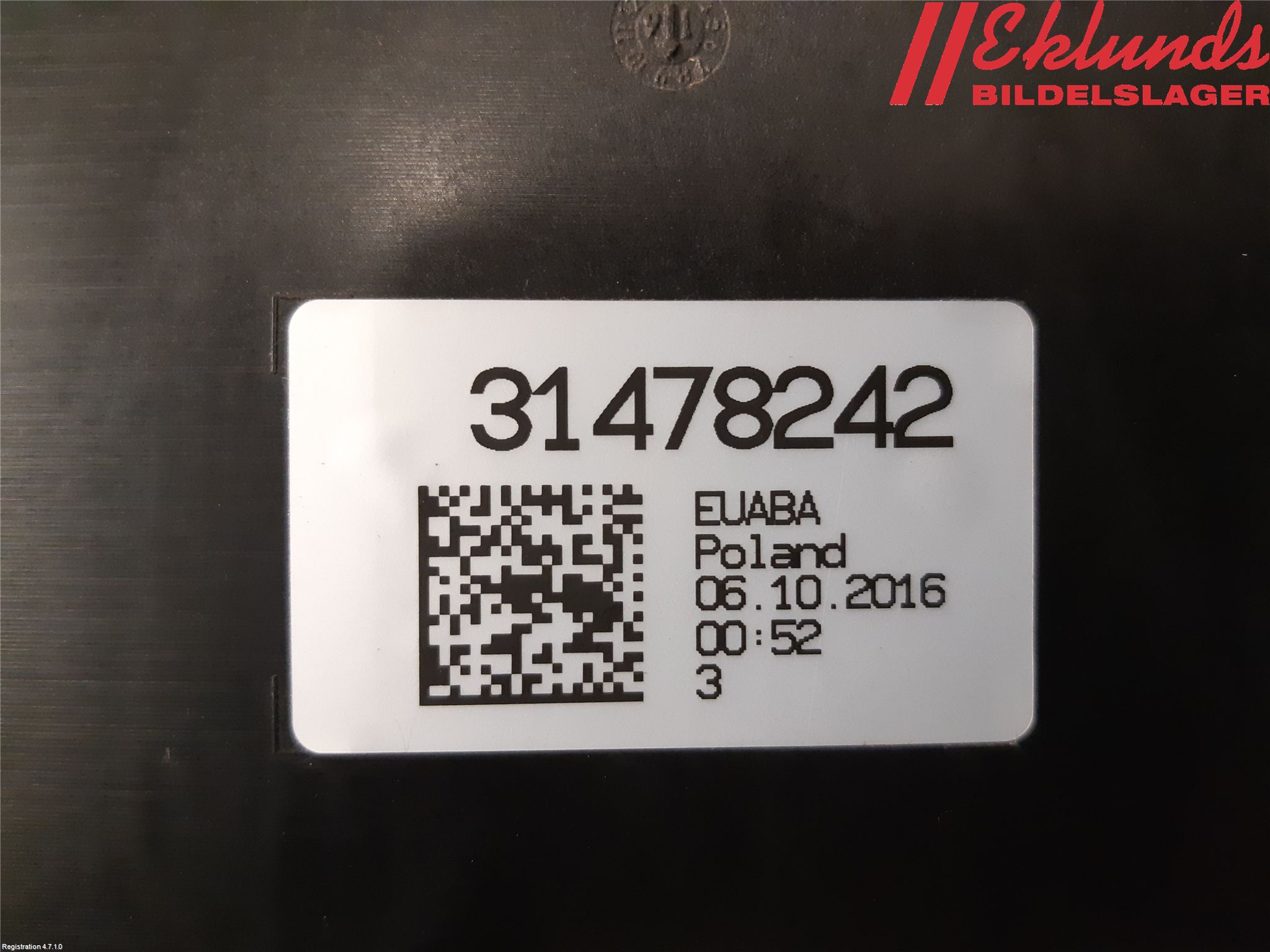 Volvo XC90/RECHARGE 16- Bränsle Kolkanister