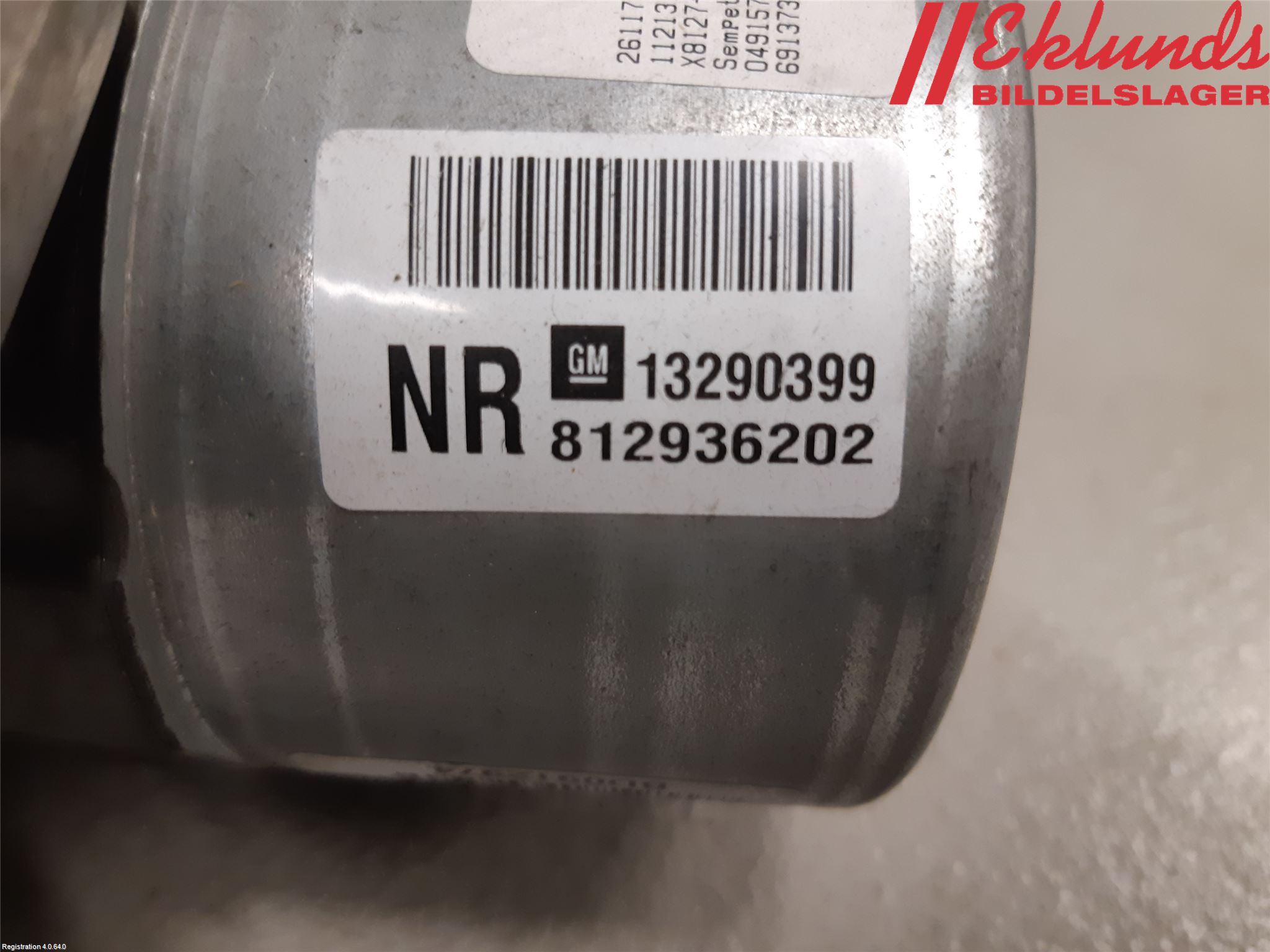 Opel CORSA D 07-14 Rattaxelagg Med Inb Servo