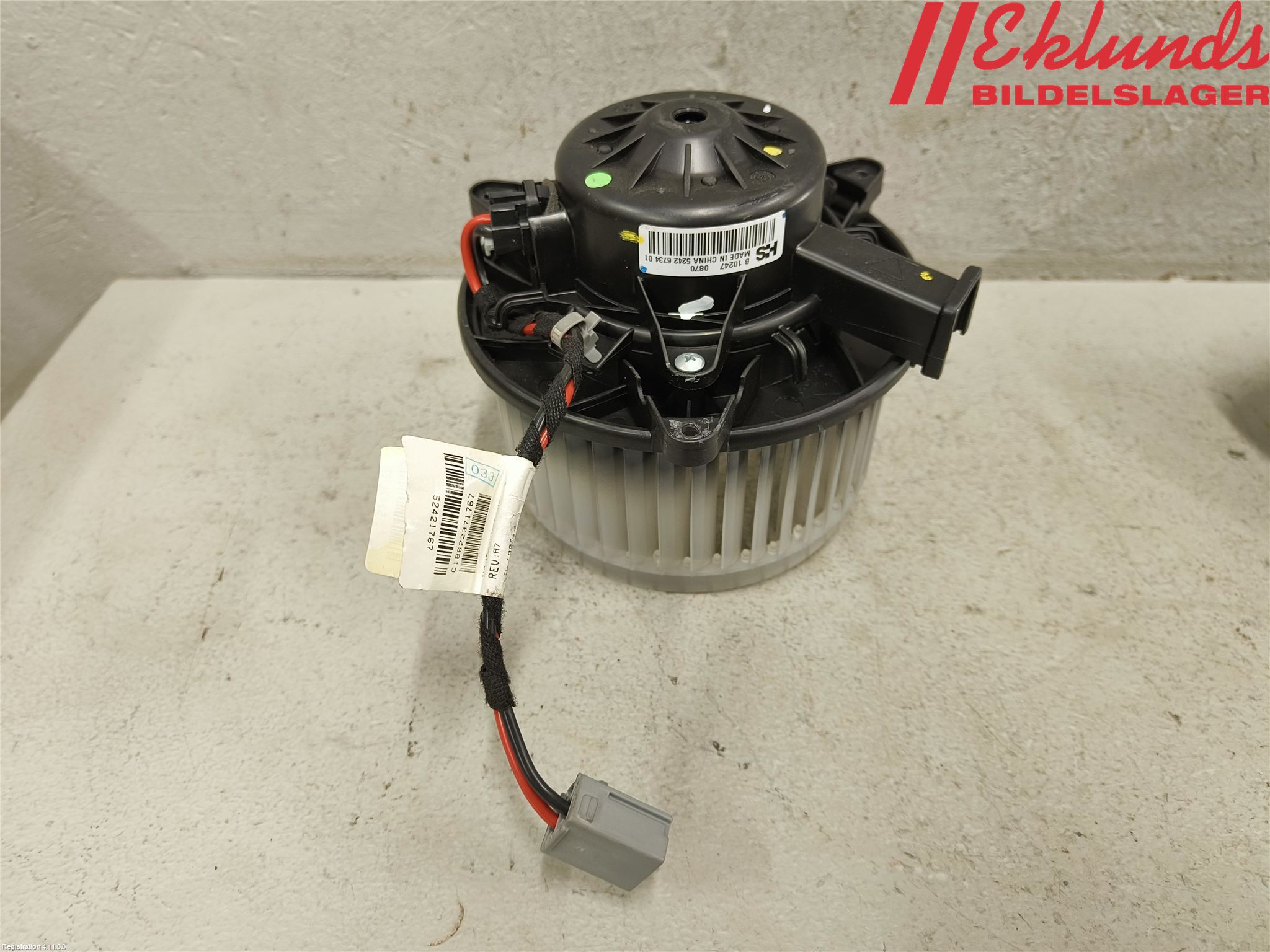 Opel MERIVA B 10-17 Värmefläkt