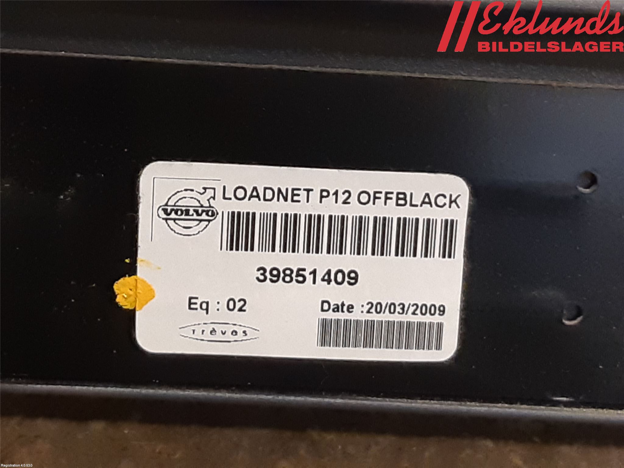 Volvo V50 08-12 Lastförskjutningsskydd-Galler