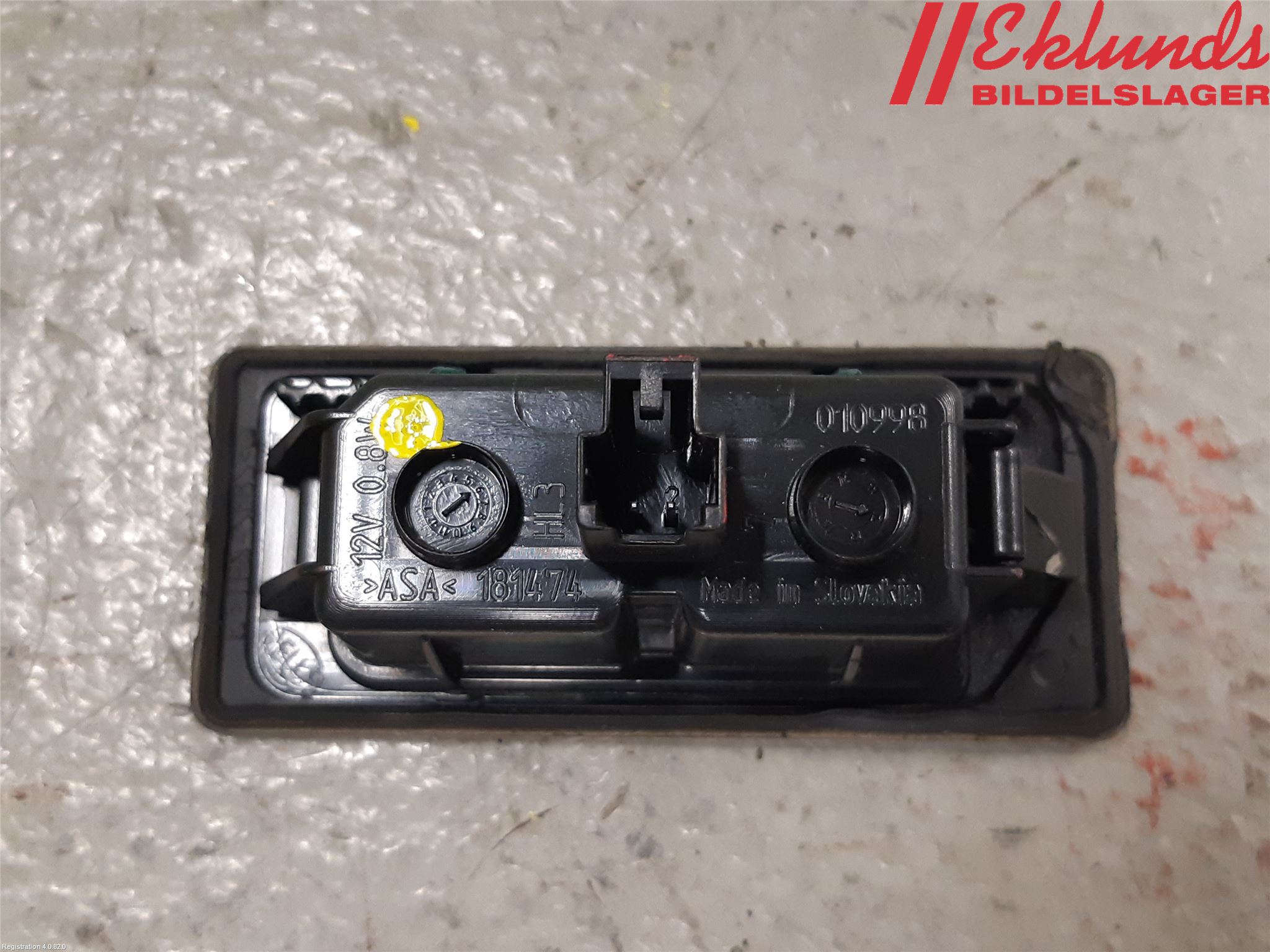 Audi A6/S6 4G 11-18 Skylt Belysning