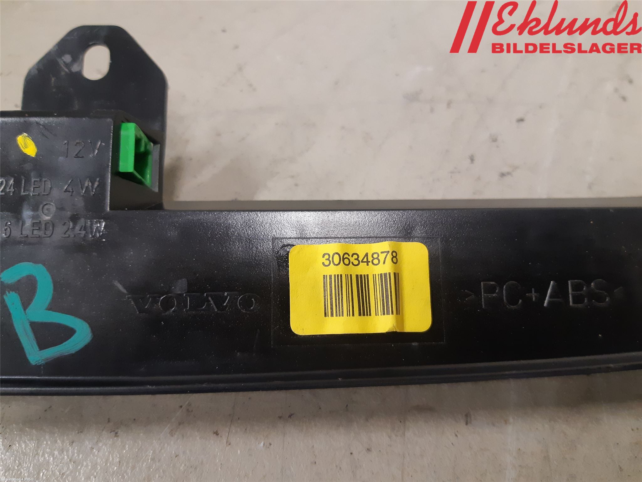 Volvo V70 05-08 Bromsljus Bakruta