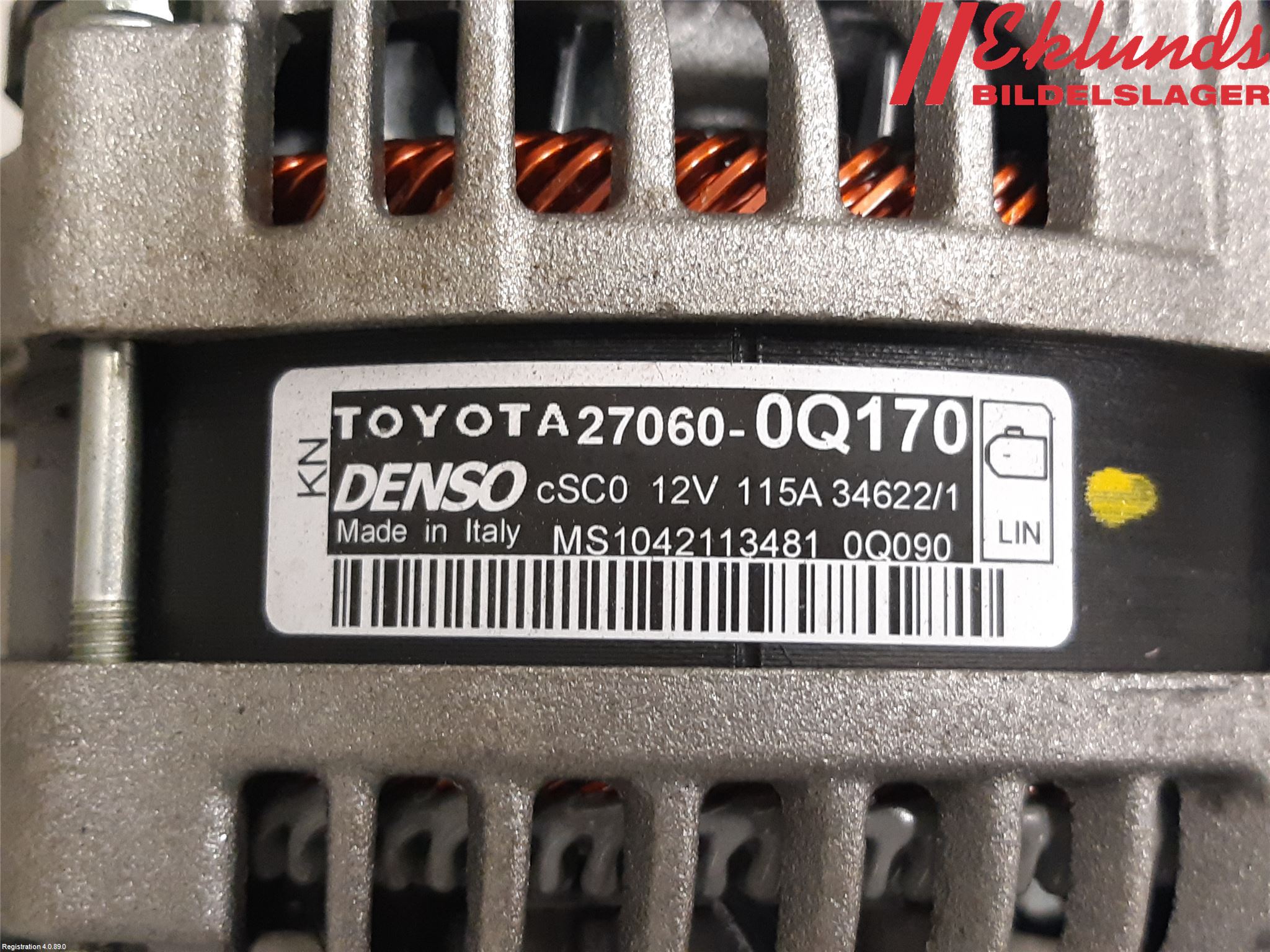 Toyota AYGO X AB70 22- Generator