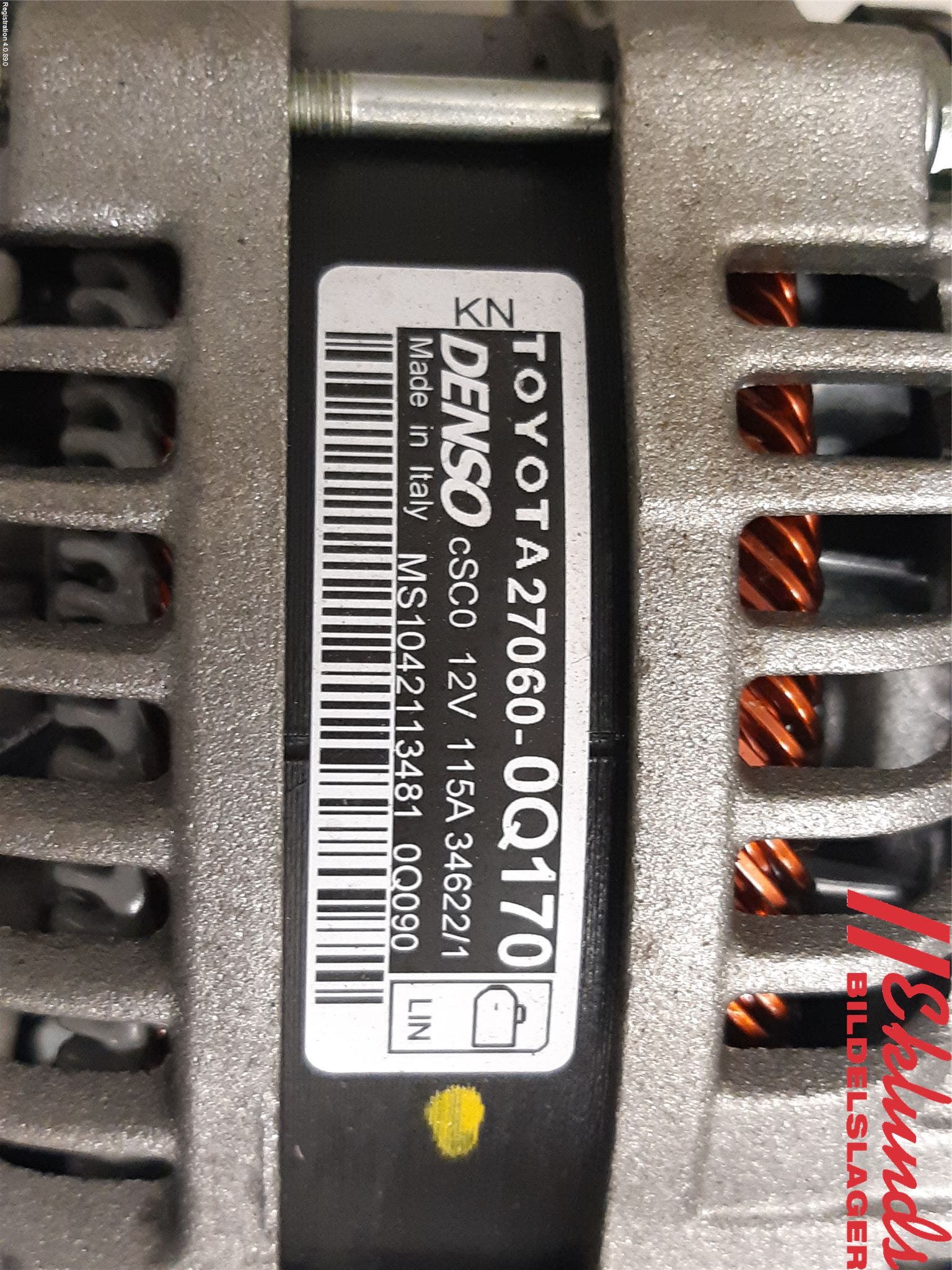 Toyota AYGO X AB70 22- Generator