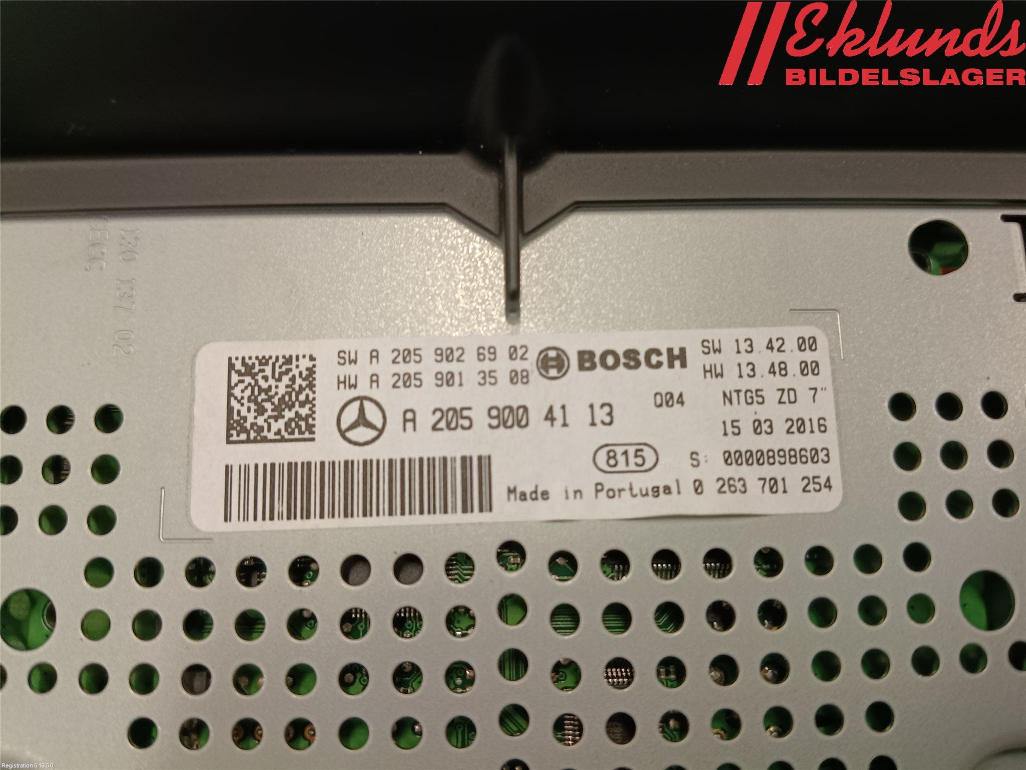 Mercedes-Benz MB GLC-KLASS (X253/C253) 15-22 Cd Radio - Multimediapanel