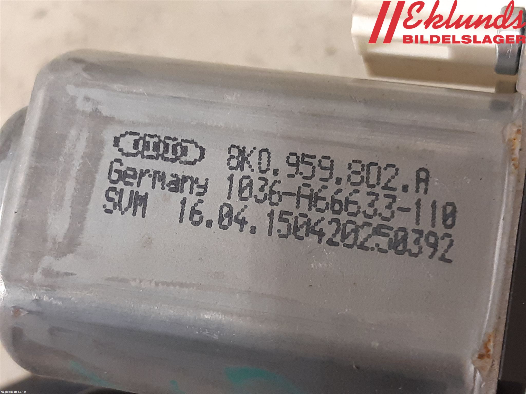 Audi A5 07-16 Fönsterhiss El Kompl