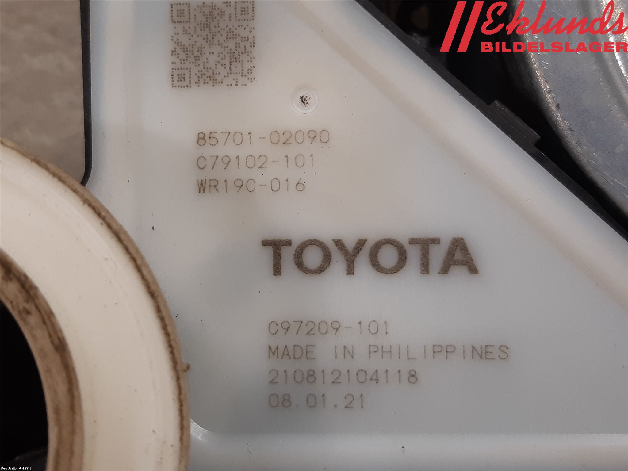 Toyota COROLLA 19- Fönsterhiss El Kompl