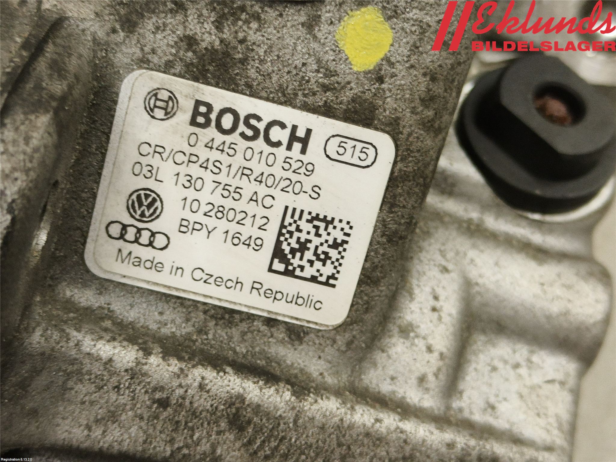 Audi A6/S6 4G 11-18 Bränsle Insppump Diesel