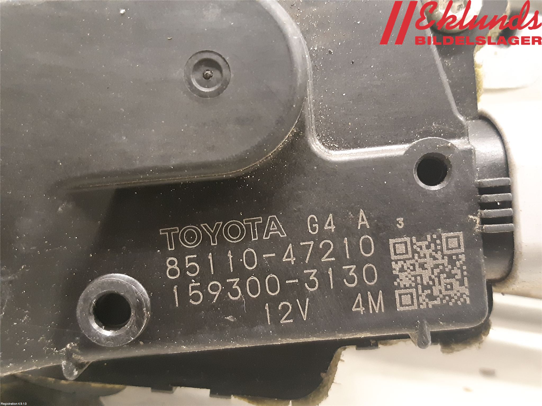 Toyota PRIUS ZVW30 09-20 Torkarmotor Vindruta