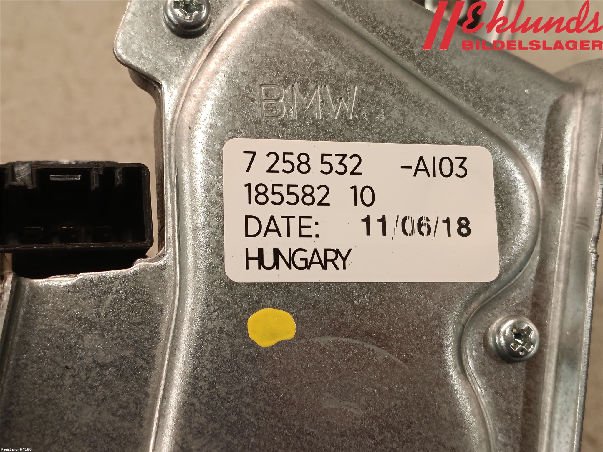 BMW 1 F20/F21 11-19 Torkarmotor Baklucka