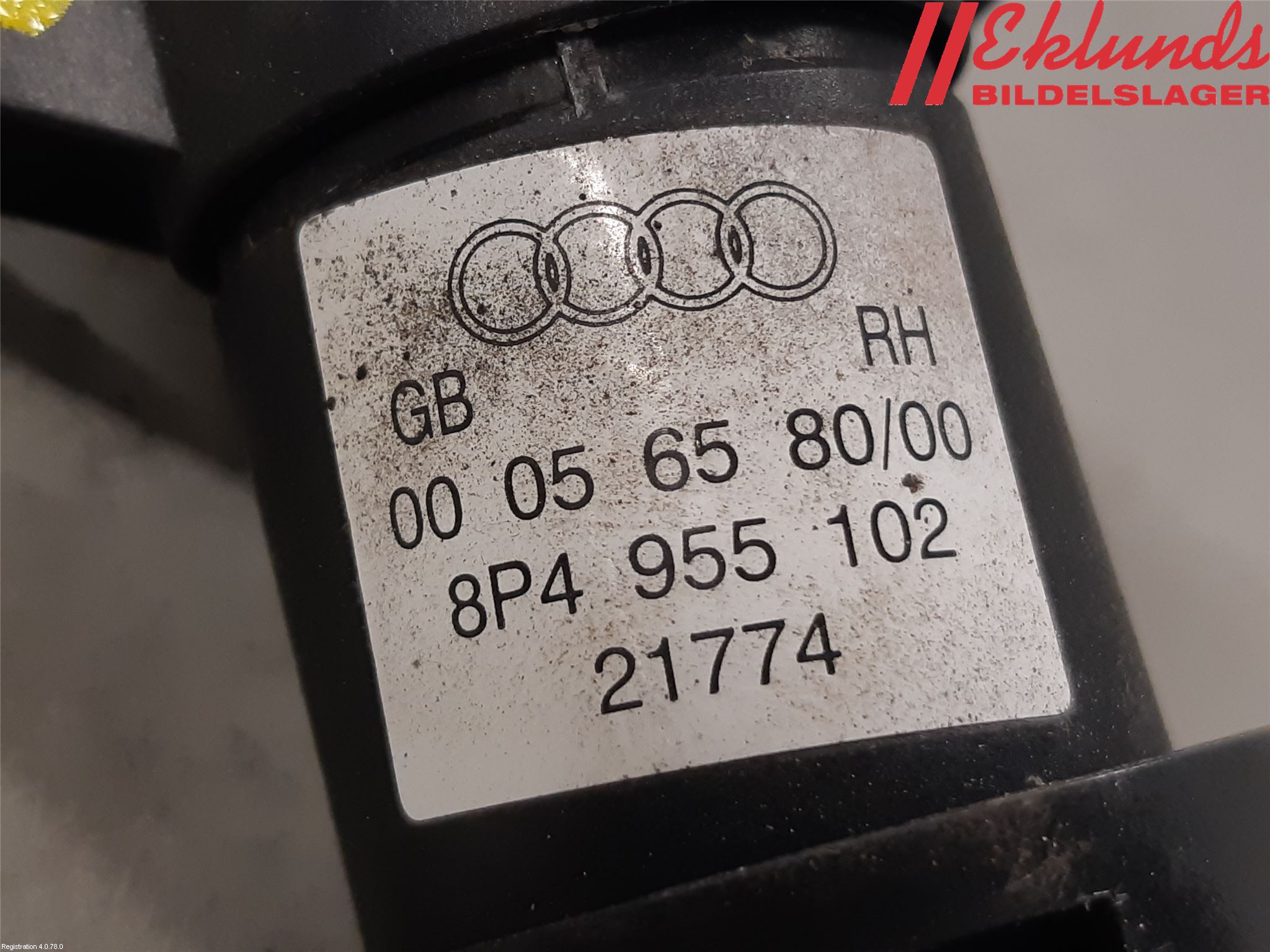 Audi A3/S3 05-13 Spolarmunstycke Strålkastare