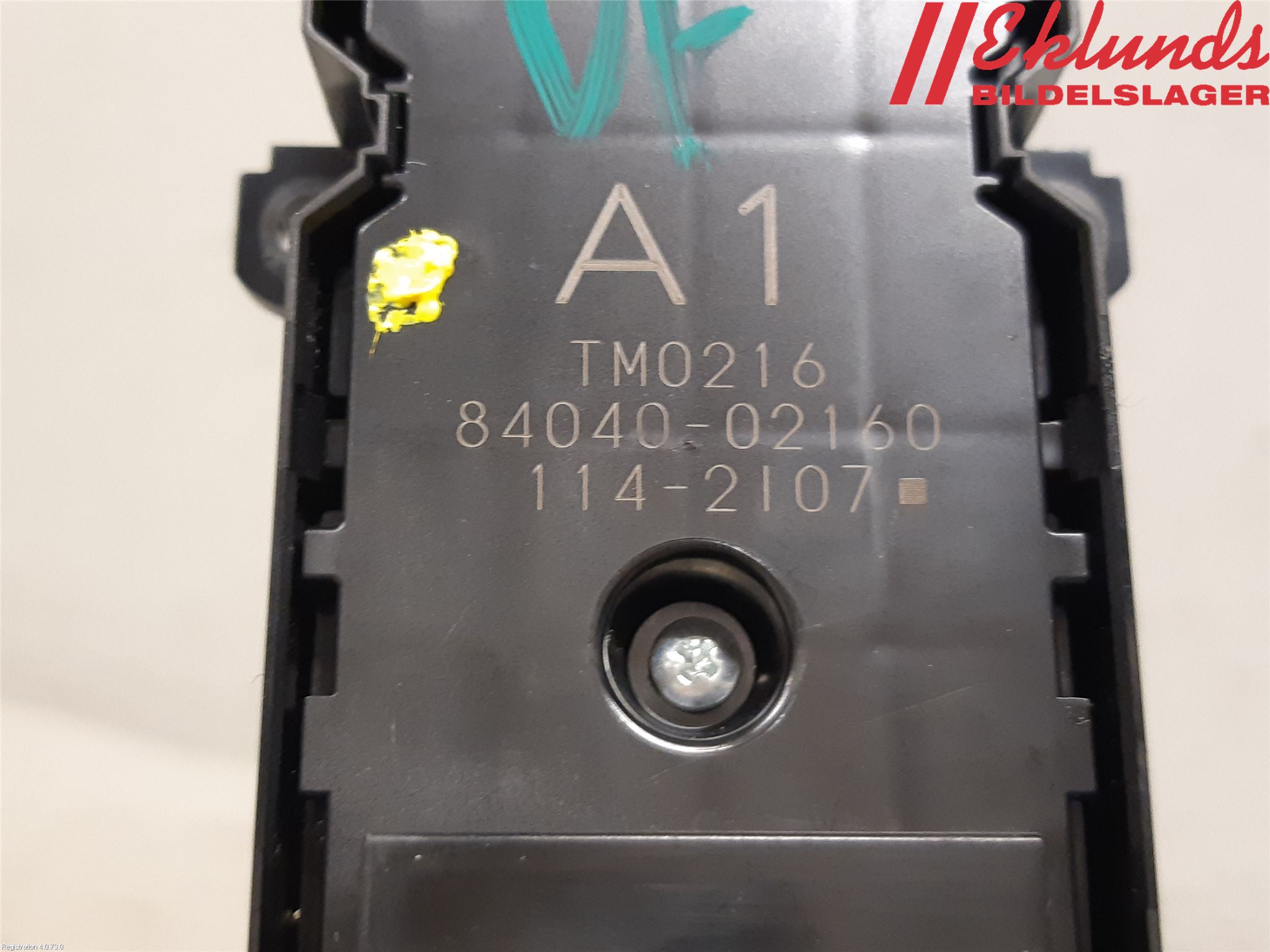 Toyota COROLLA 19- Strömställare Elhiss