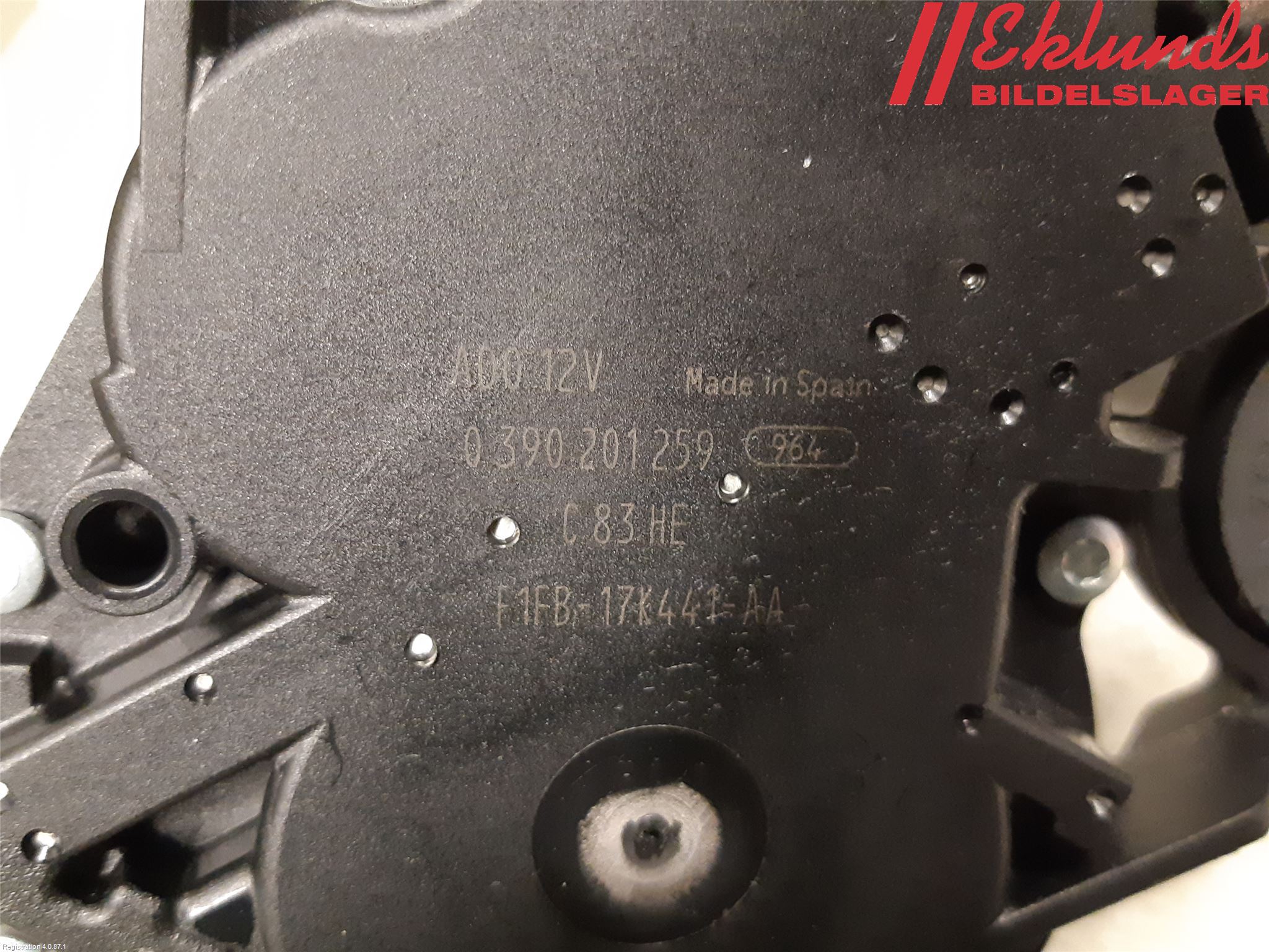 Ford FOCUS 15-18 Torkarmotor Baklucka