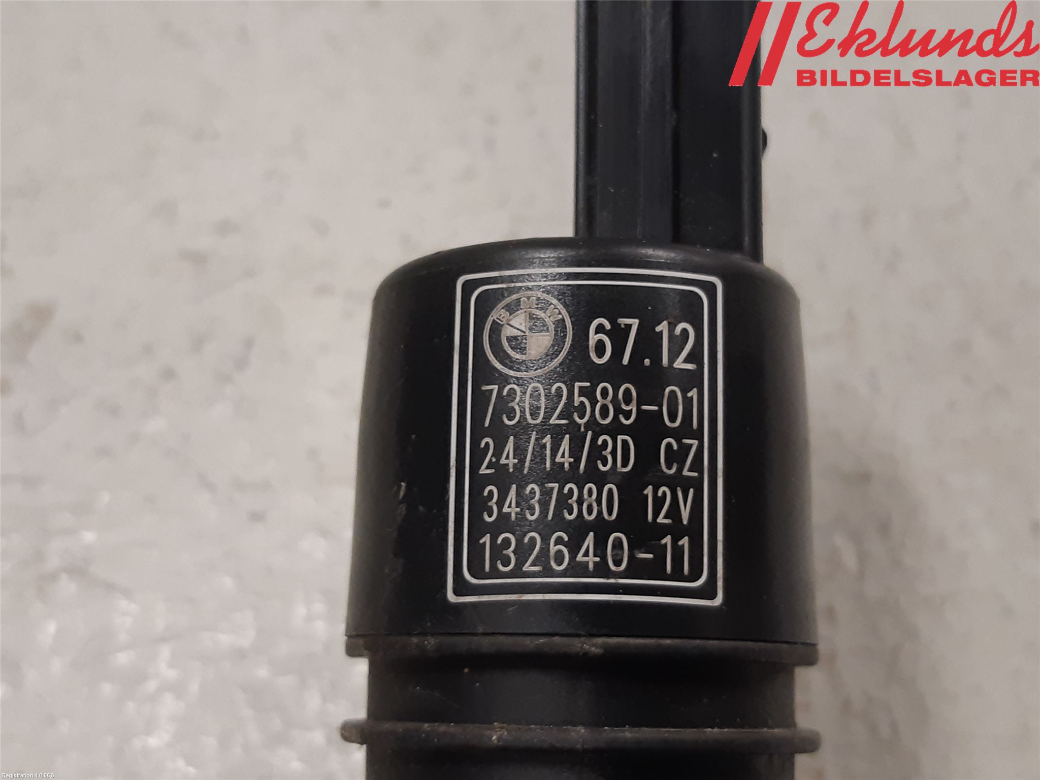 BMW 4 F32/F33/F82/F83 13-20 Spolarpump Vindruta
