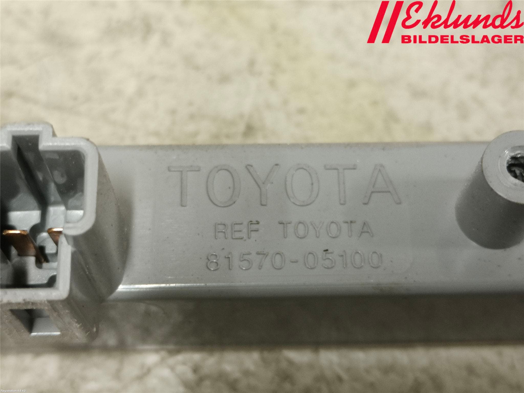 Toyota AURIS 13-19 Bromsljus Bakruta