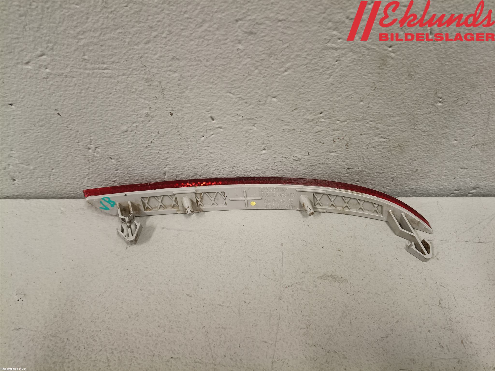 Opel ASTRA K 16-22 Dimljus/Reflex Bak