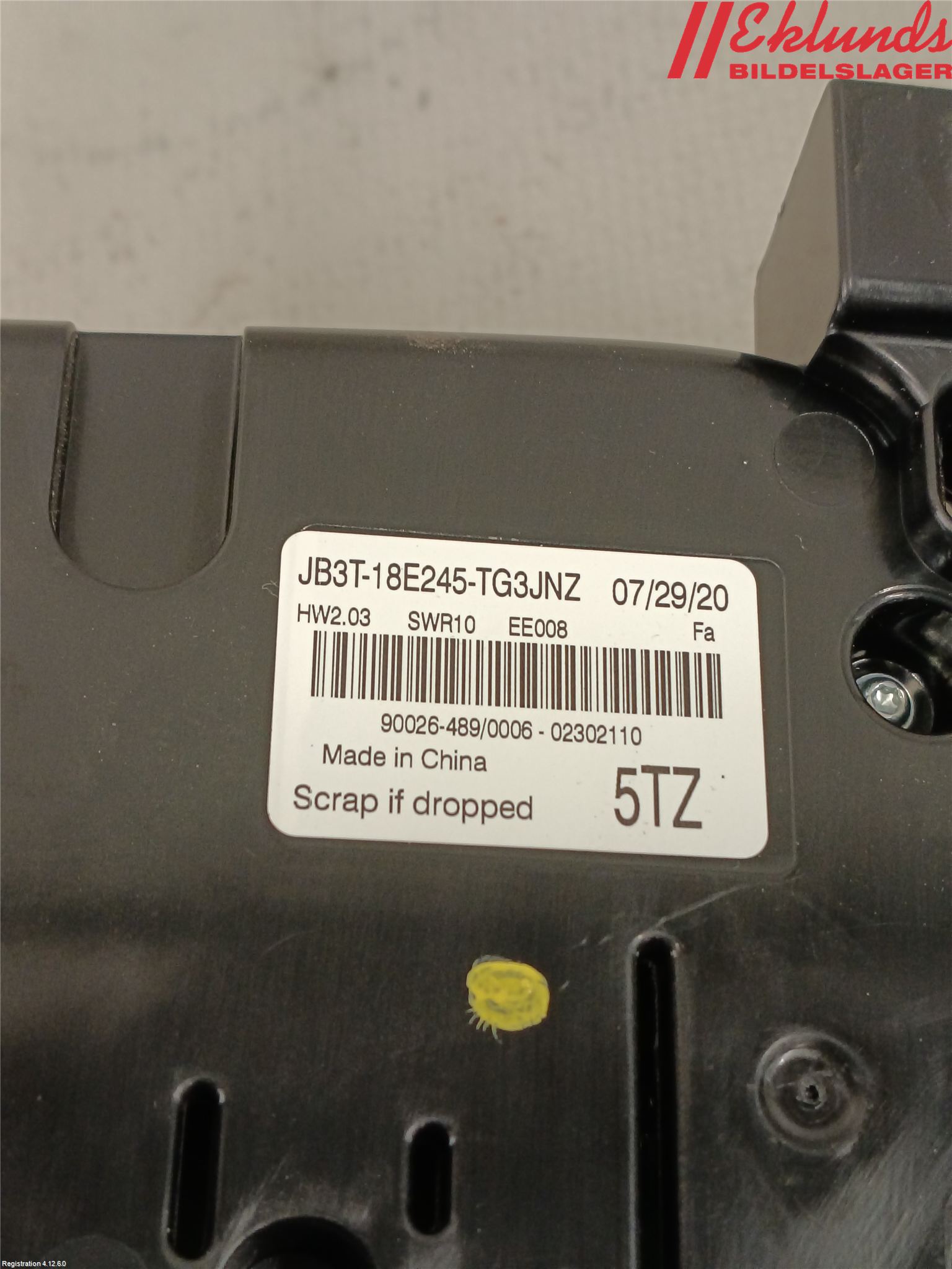 Ford RANGER EU 12-23 Ac Styrenhet Ac Manöveren