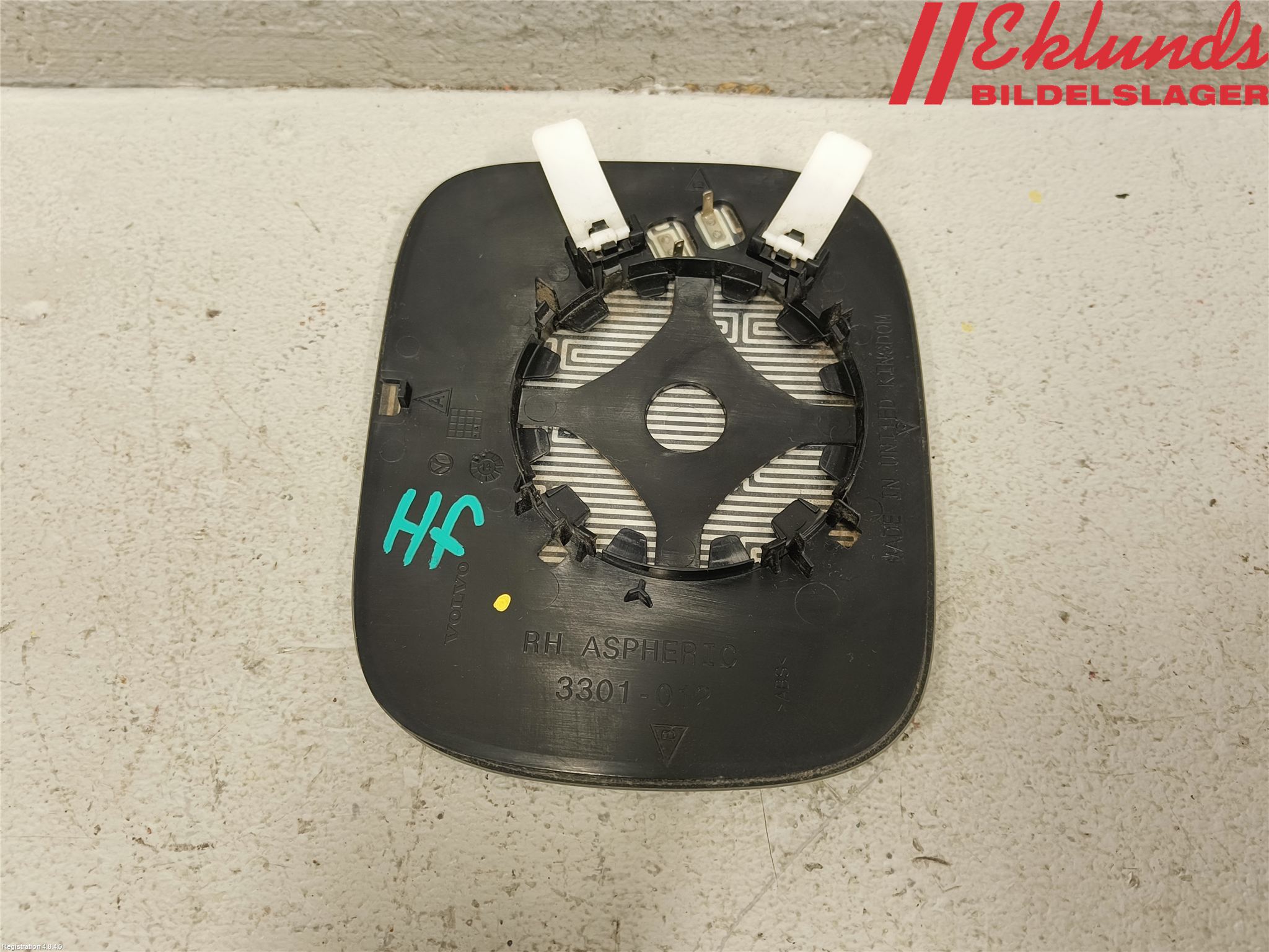 Volvo XC70 14-16 Spegelglas Hö