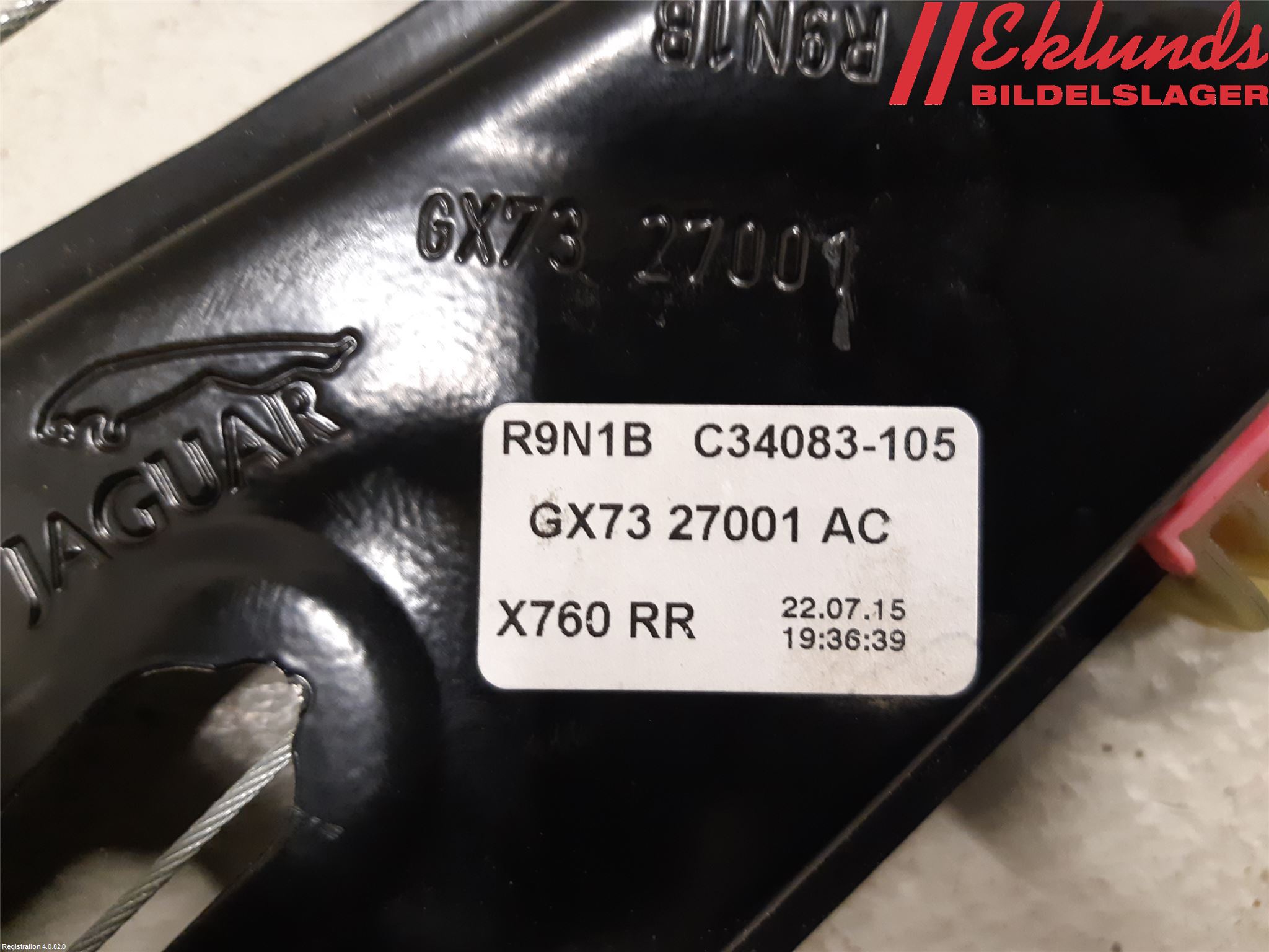 Jaguar XE (X760) 15-24 Fönsterhiss El Kompl