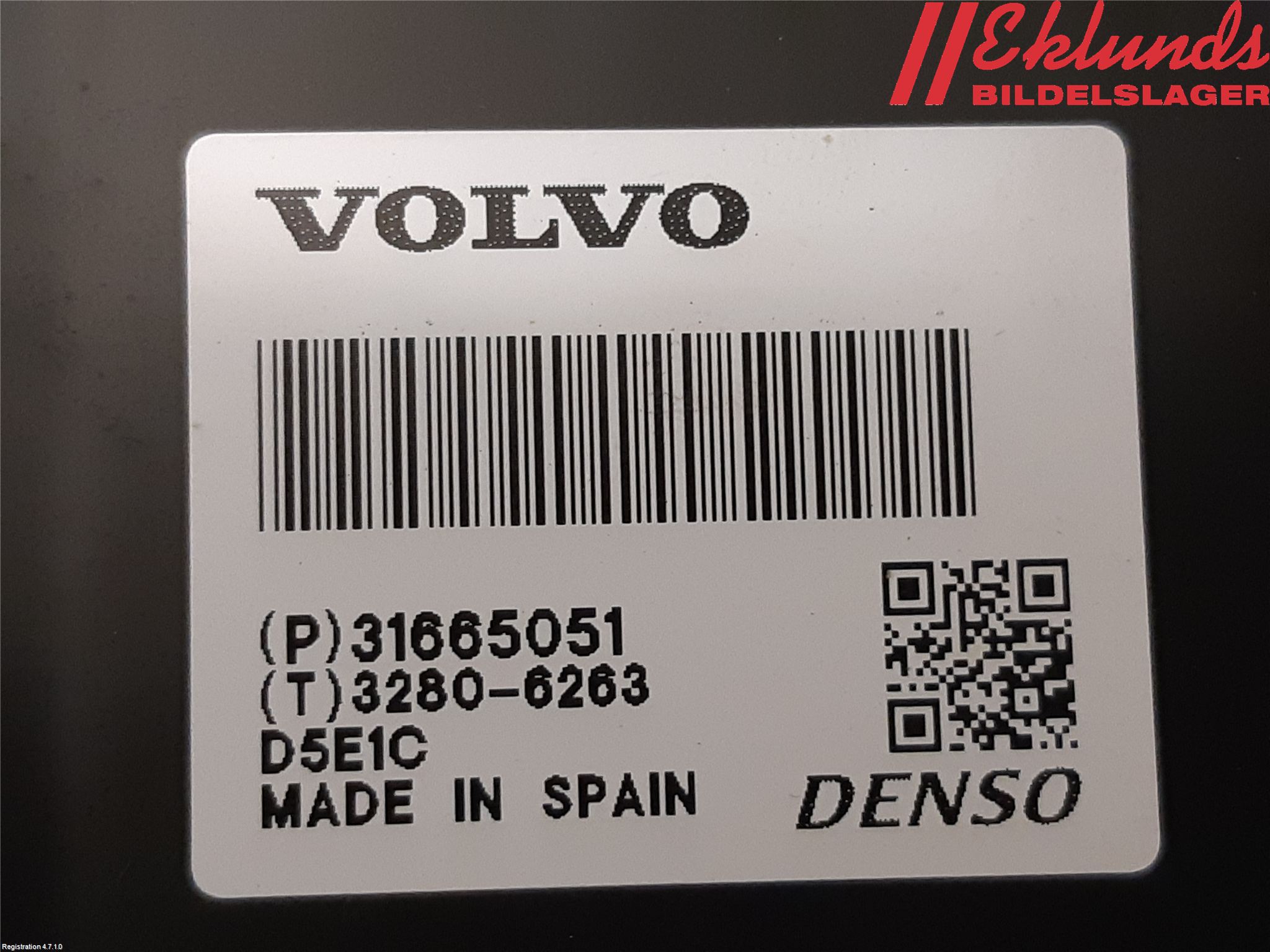Volvo XC90/RECHARGE 16- Instrument Övrigt