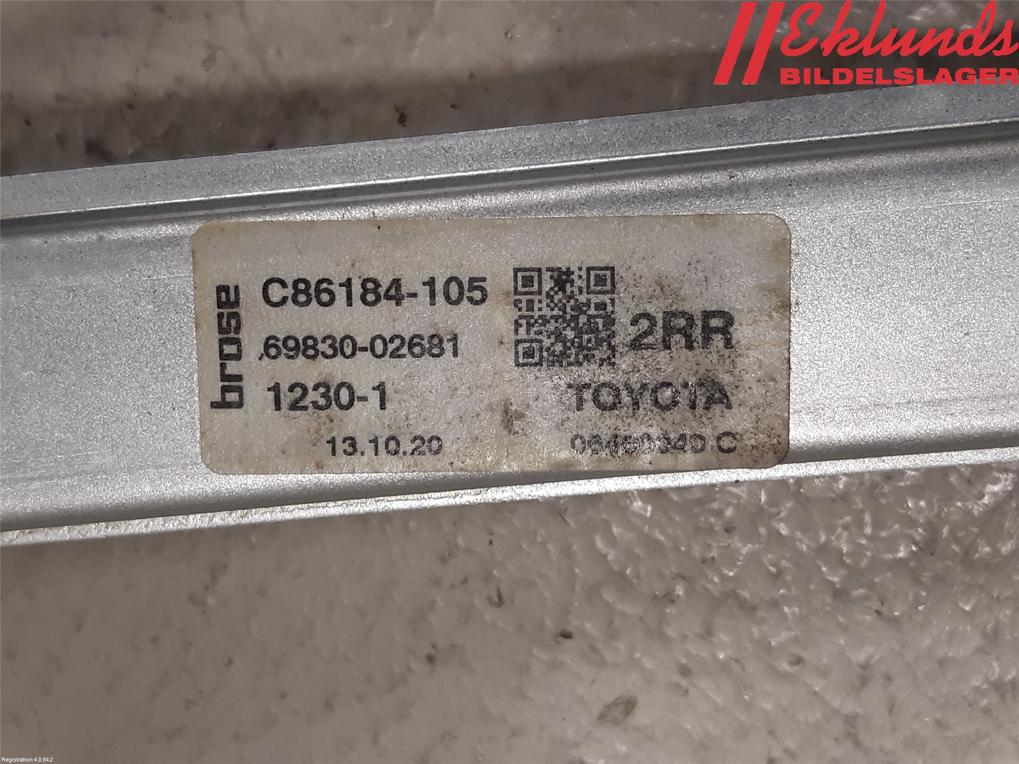 Toyota COROLLA 19- Fönsterhiss El Kompl