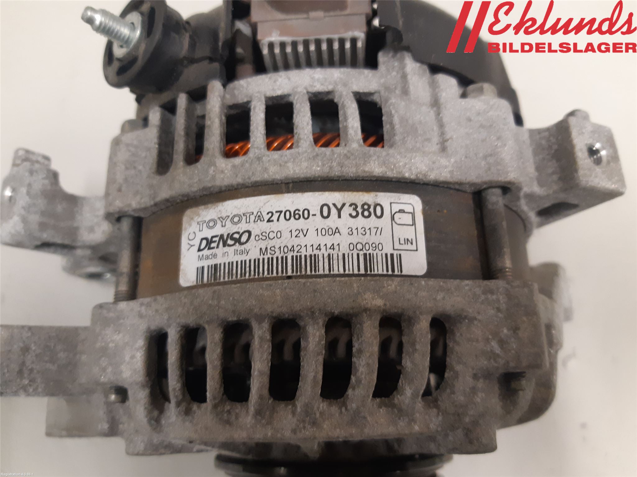 Toyota YARIS XP130 15-20 Generator