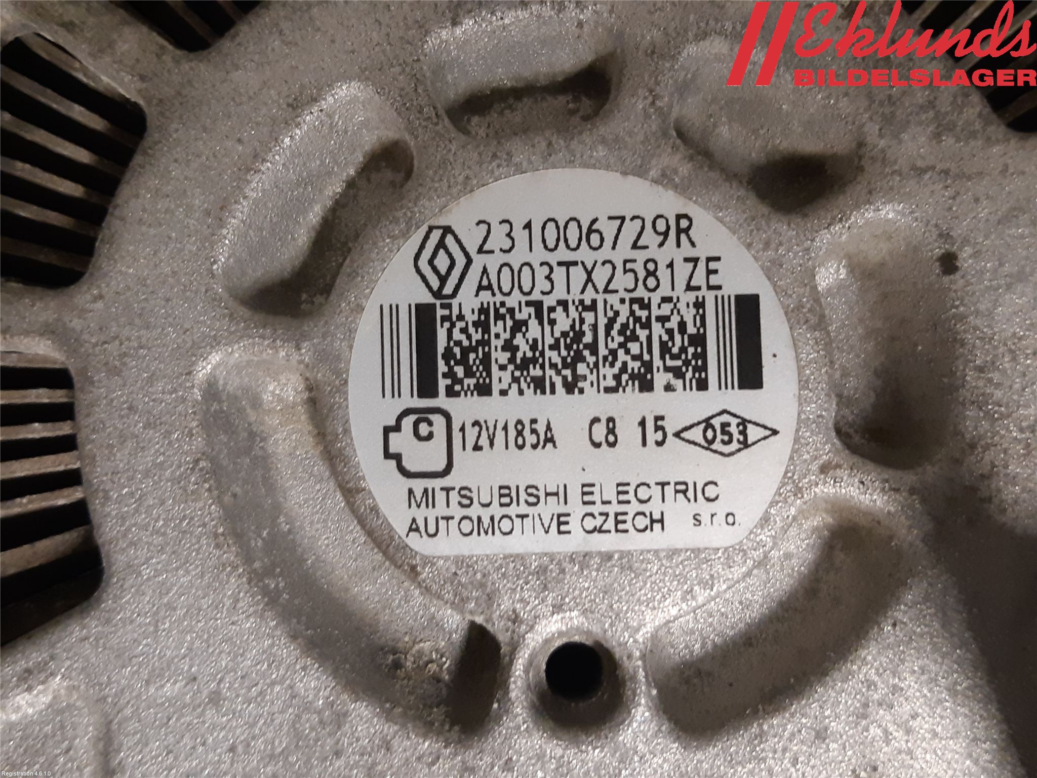 Renault TRAFIC/E-TECH 15- Generator