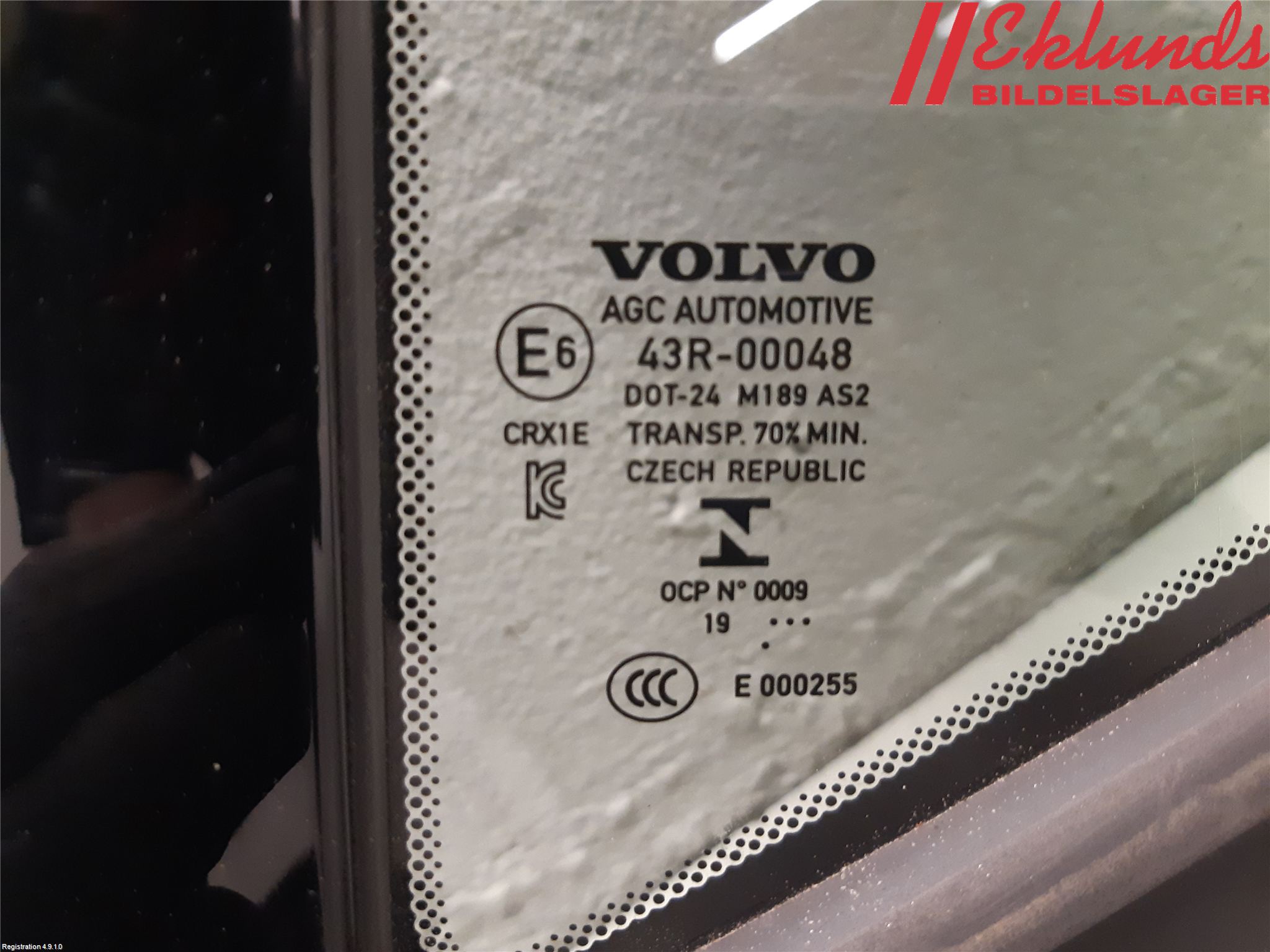 Volvo XC40/RECHARGE 18- Dörruta Bak Lilla Vä