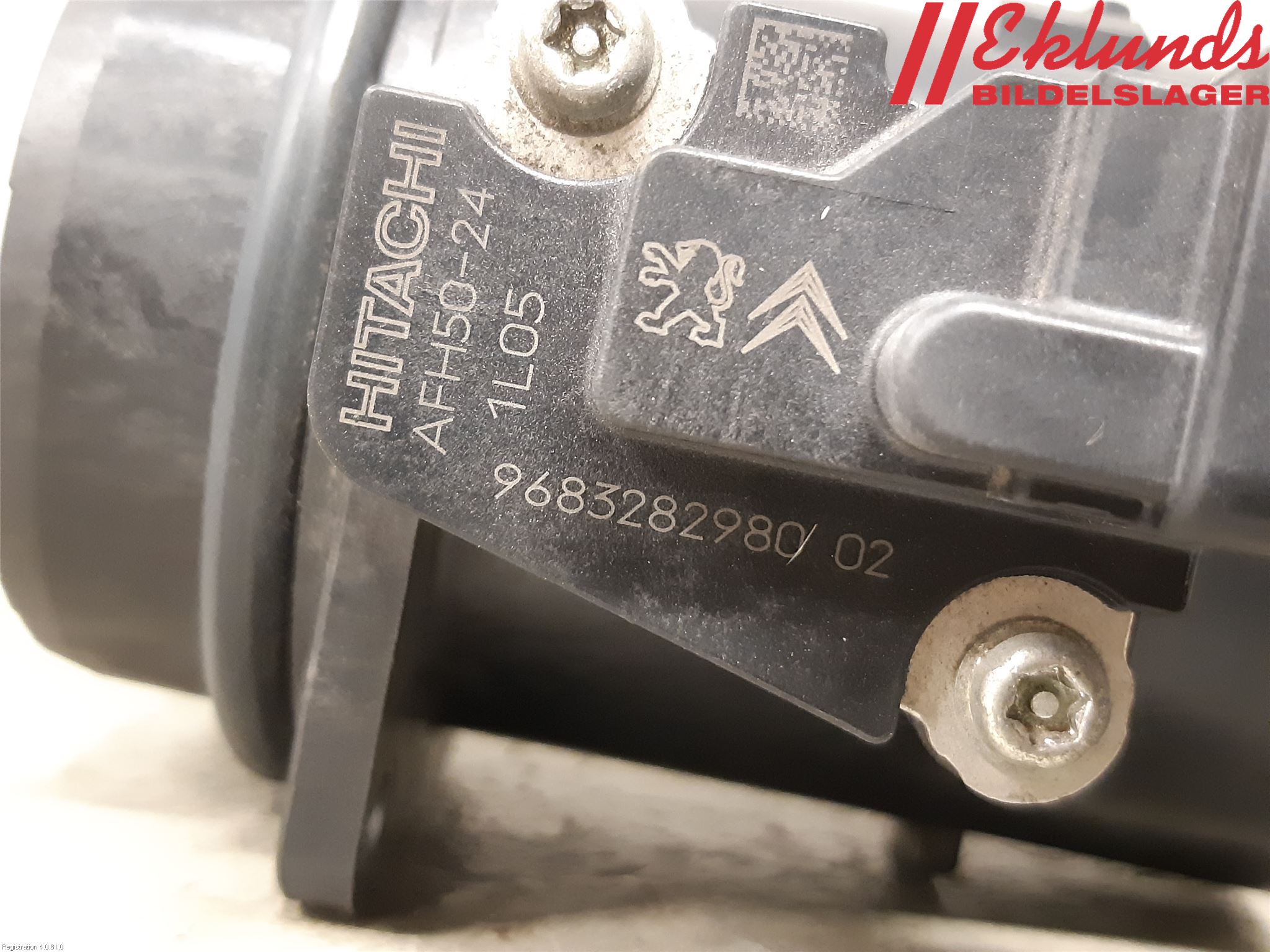 Citroen DS3 Injluftmassamätare