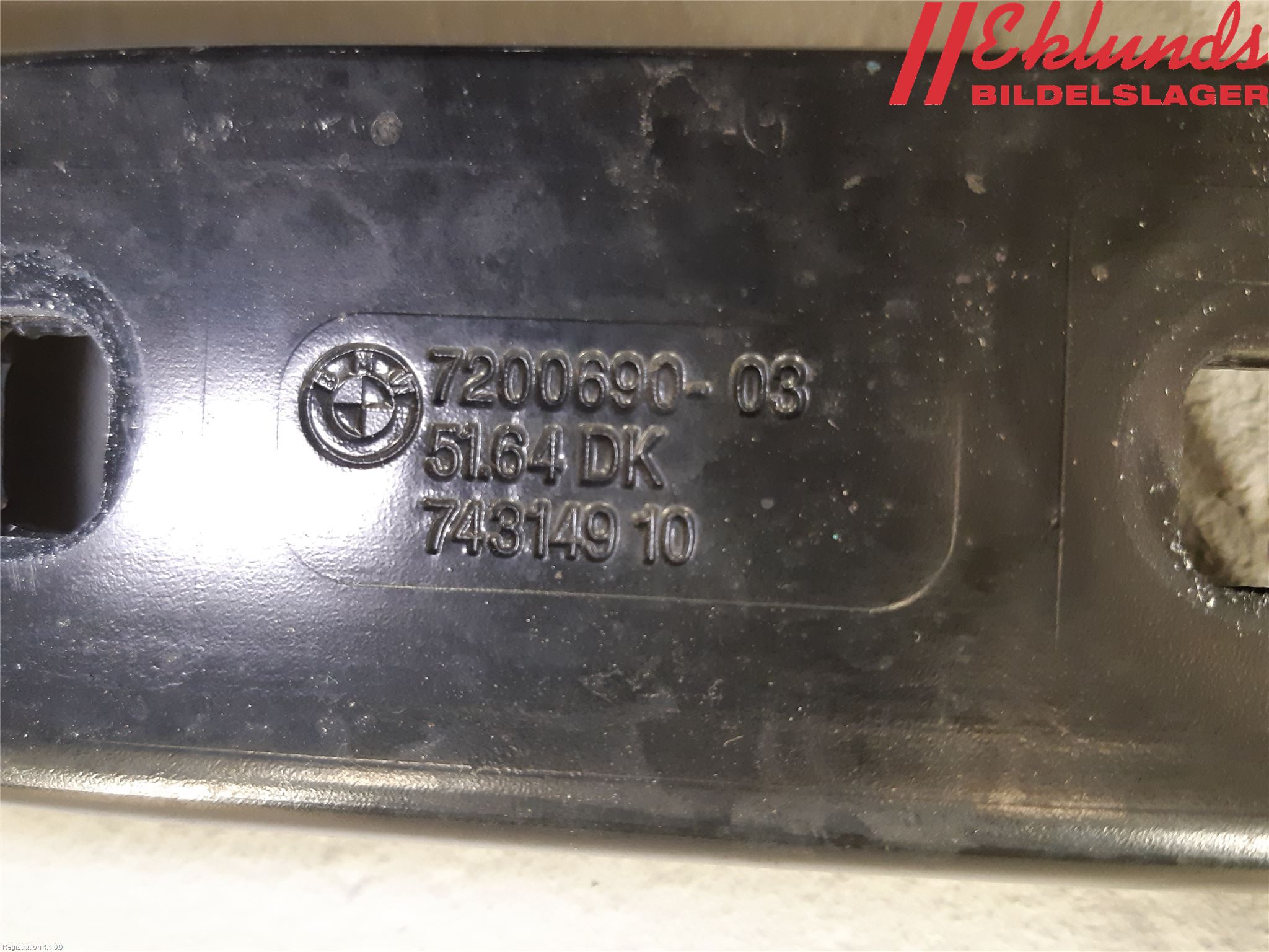 BMW 5 F10/F11/F18 09-17 Frontplåt