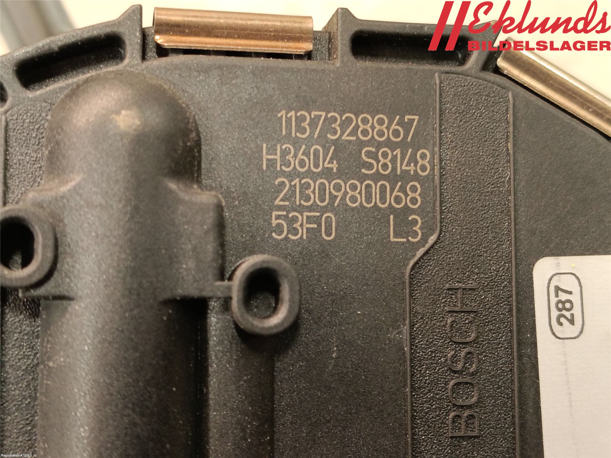 BMW i3 I01 13-22 Torkarmotor Vindruta