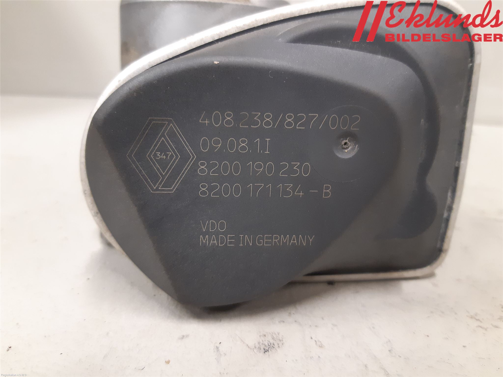 Renault MEGANE III 09-15 Injspjällhus