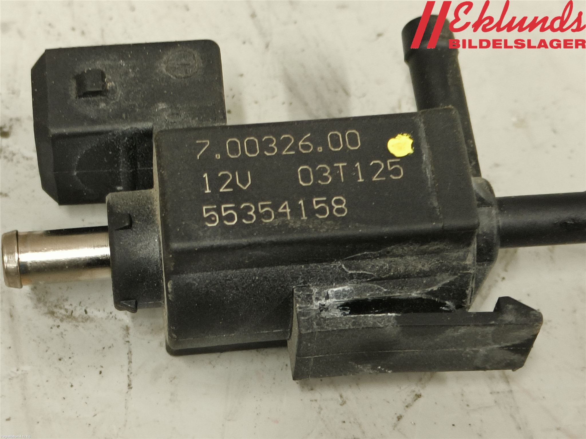 Opel VECTRA C 02-05 Vakuumventil