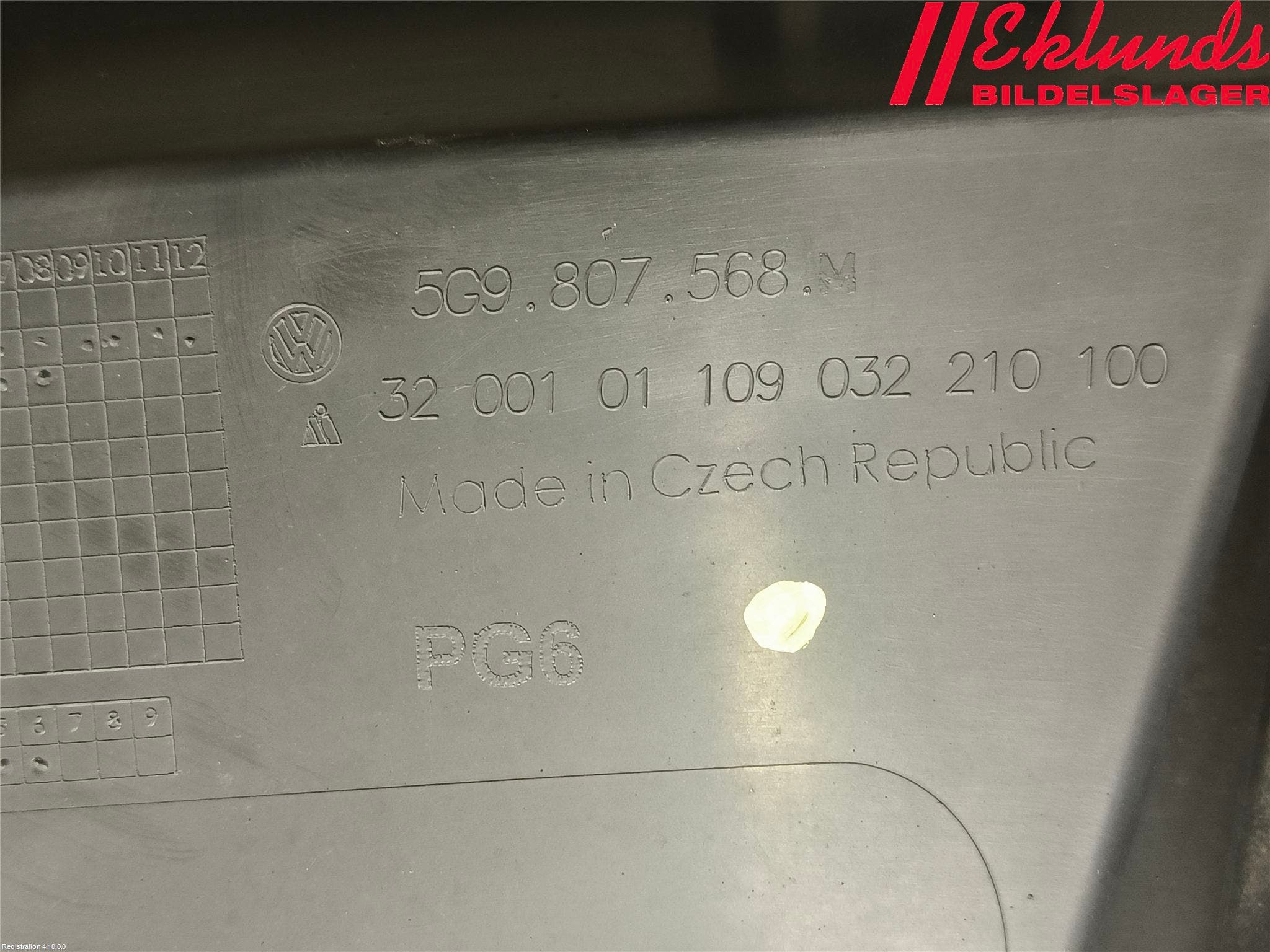 Volkswagen VW GOLF / E-GOLF VII 13-20 Spoiler Bak